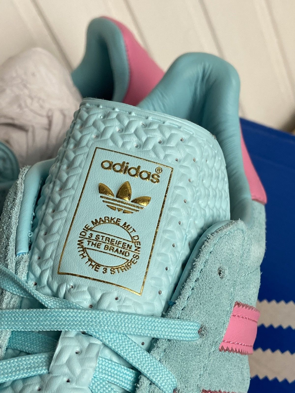 Adidas New rare adidas Gazelle Indoor "Aqua Pink" size 8US Size US 8 / IT 38 - 12 Thumbnail
