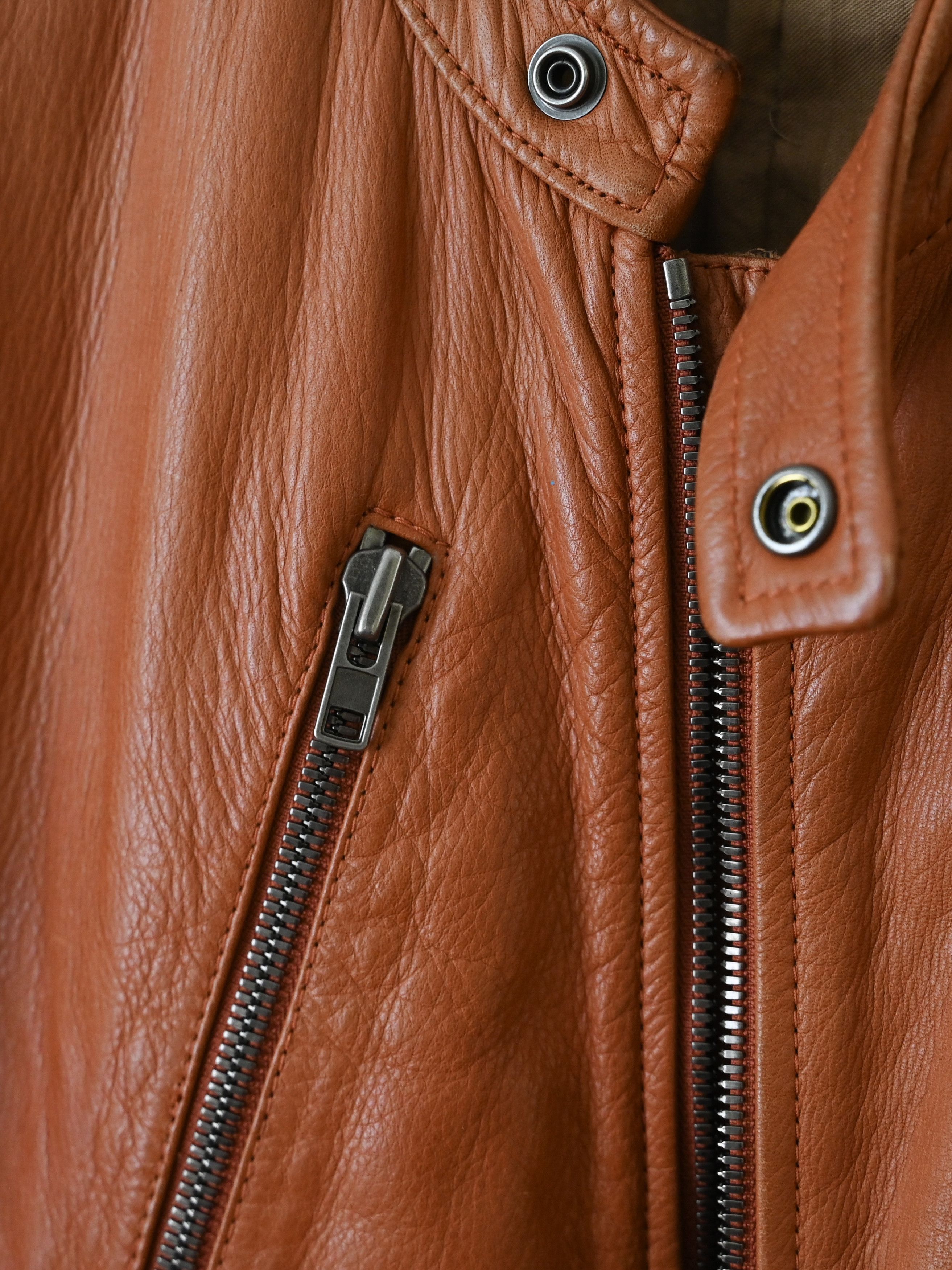 Maison Margiela 2006 5 Zip Leather Moto Jacket Size US M / EU 48-50 / 2 - 12 Thumbnail