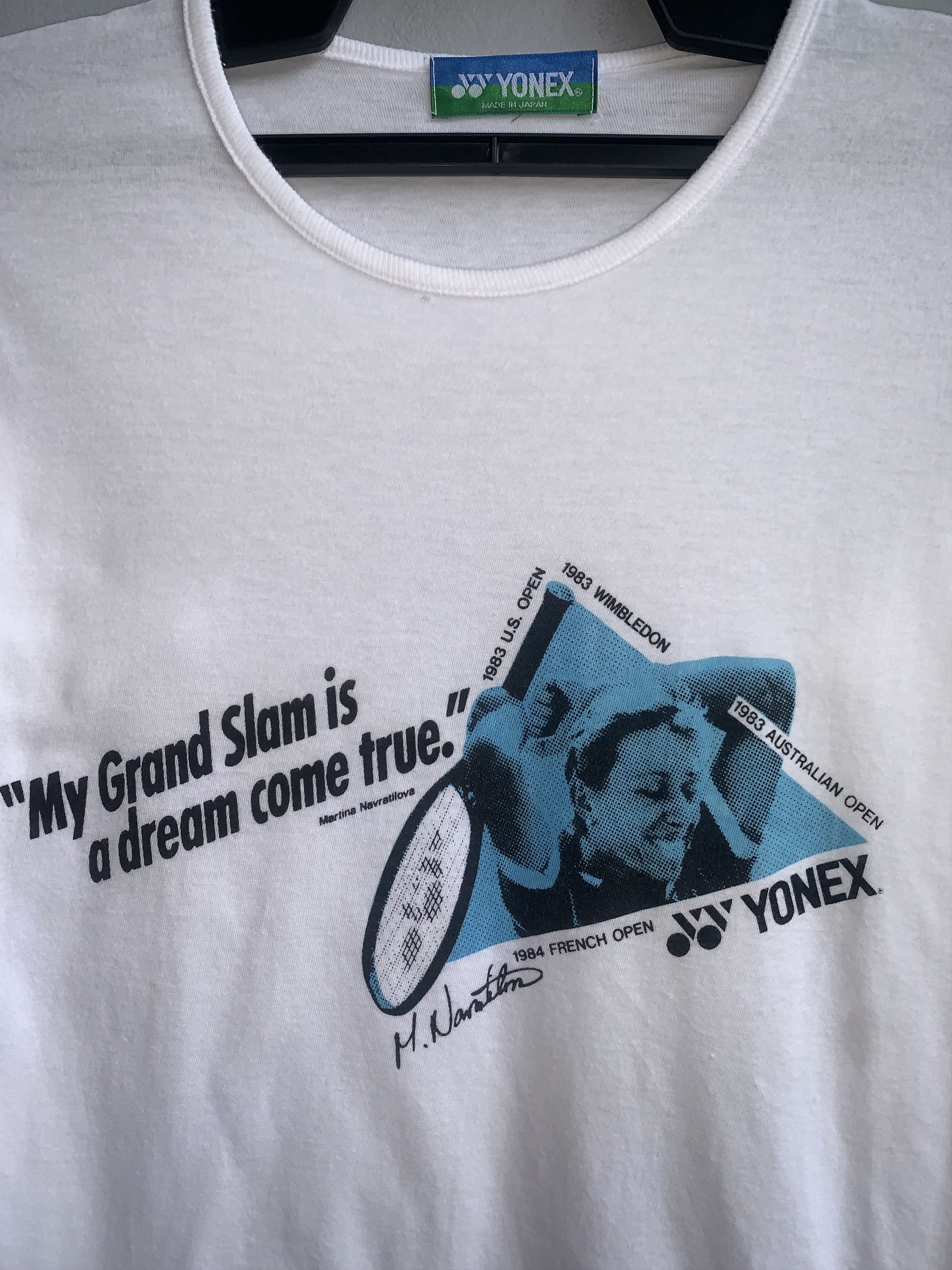 Vintage MARTINA NAVRATILOVA Vintage 1983's Tennis Yonex Shirt Size US M / EU 48-50 / 2 - 2 Thumbnail