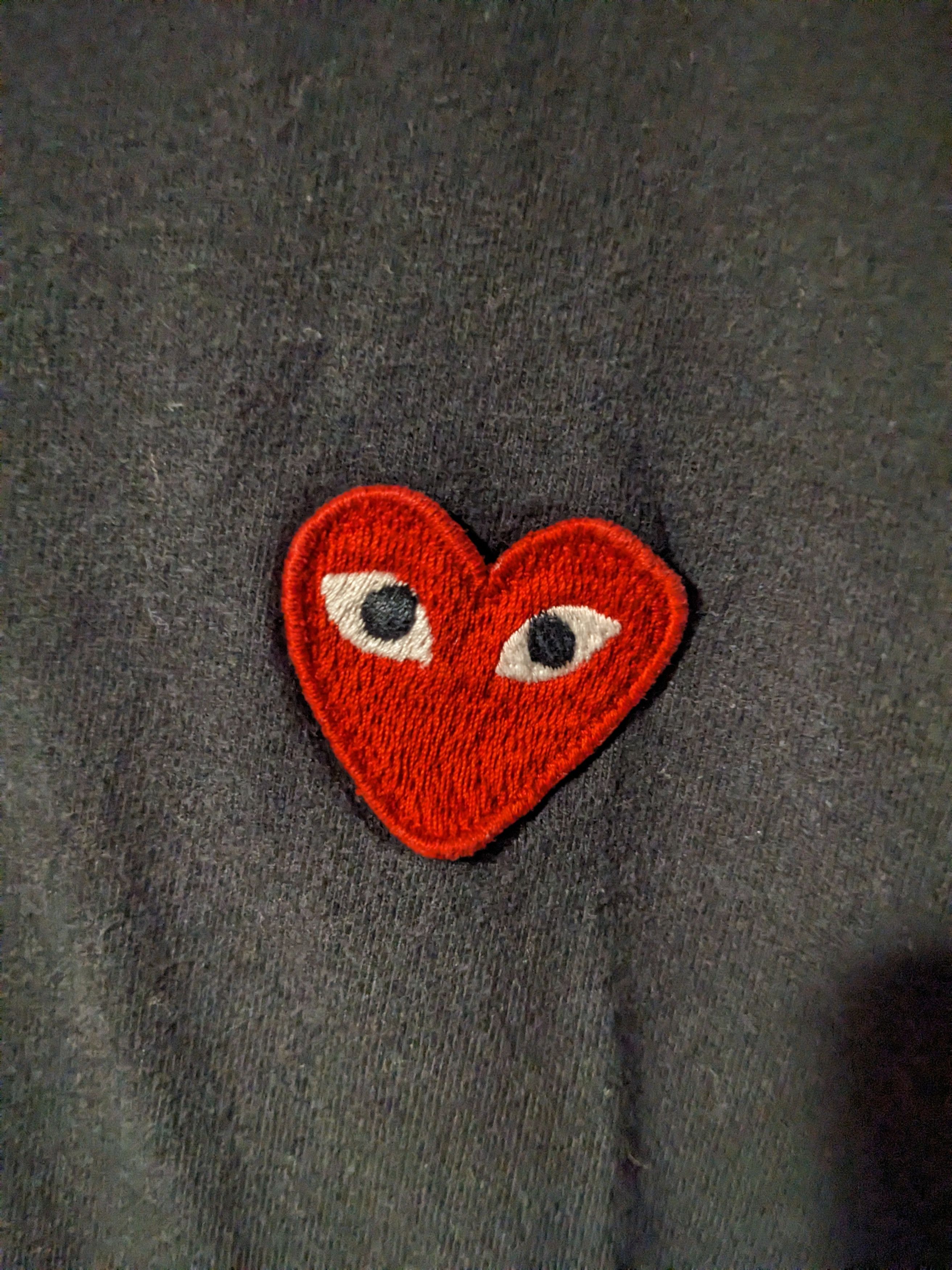 Comme des Garcons × Designer Comme Des Garcons Play Heart Black Small T-Shirt Size US S / EU 44-46 / 1 - 2 Thumbnail