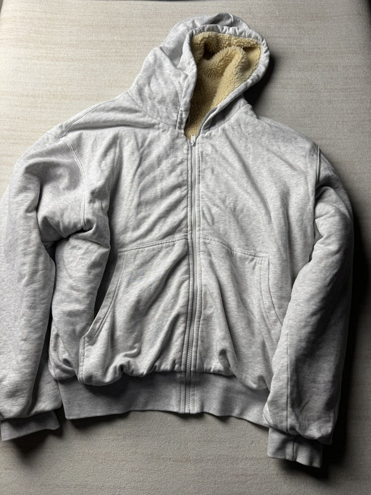 Yeezy Sherpa lined hoodie Size US M / EU 48-50 / 2 - 2 Thumbnail