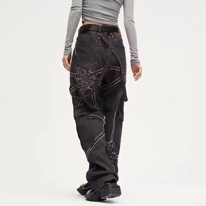 Japanese Brand Galaxy Patch Denim Pant Size US 32 / EU 48 - 5 Thumbnail
