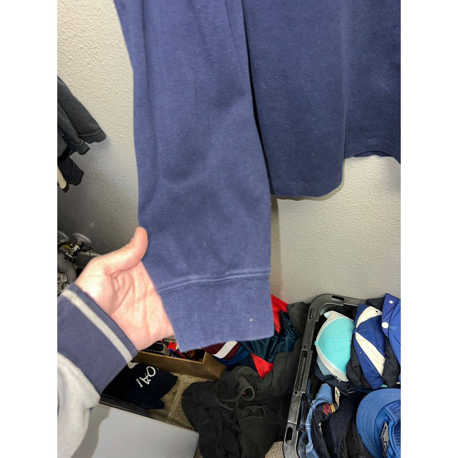 Vintage Polo Ralph Lauren Estate Rib Quarter Zip Sweatshirt PRL 2XL Size US XXL / EU 58 / 5 - 6 Thumbnail