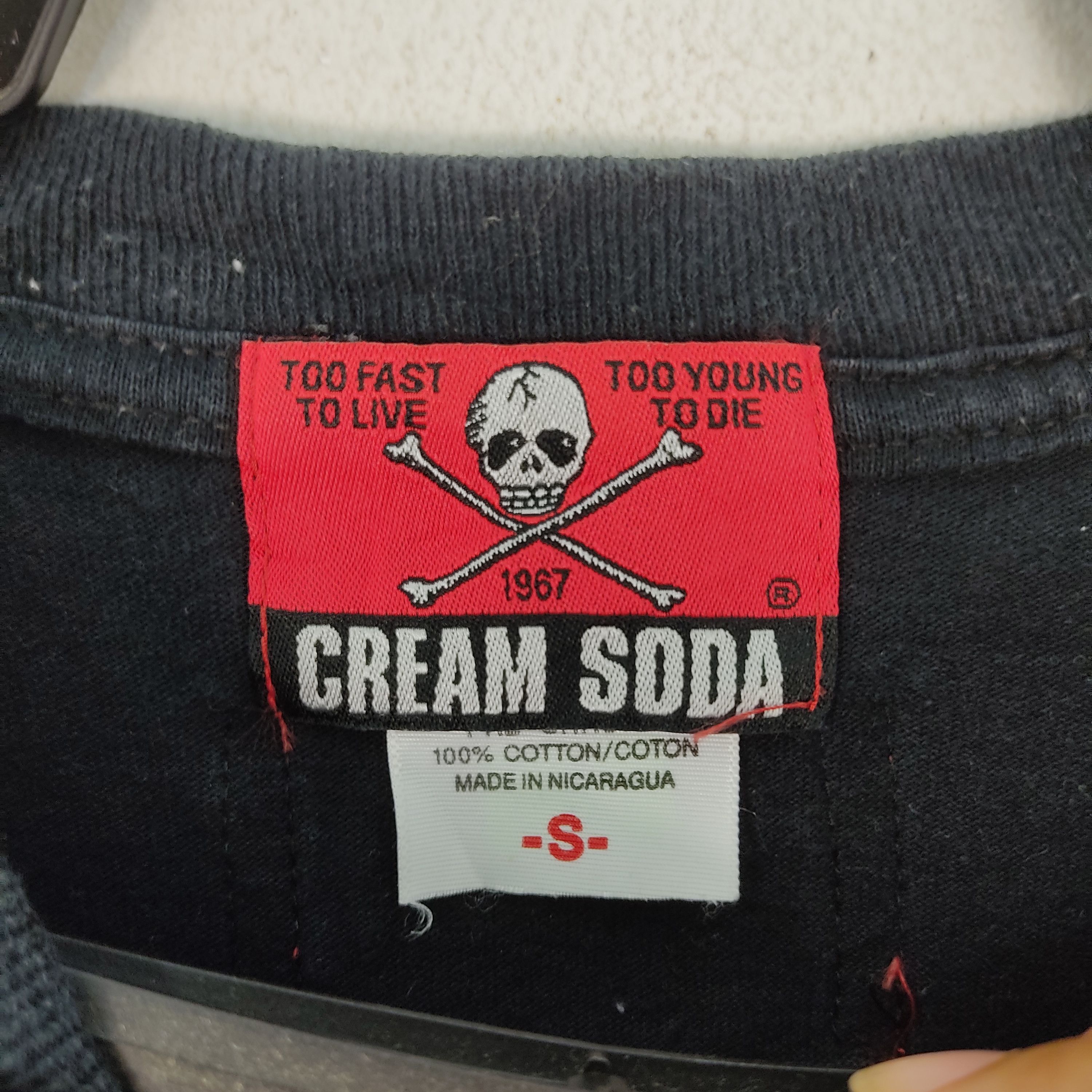 Japanese Brand Vintage Y2K Japanese Brand Cream Soda Big Logo T-Shirt Size US S / EU 44-46 / 1 - 5 Thumbnail