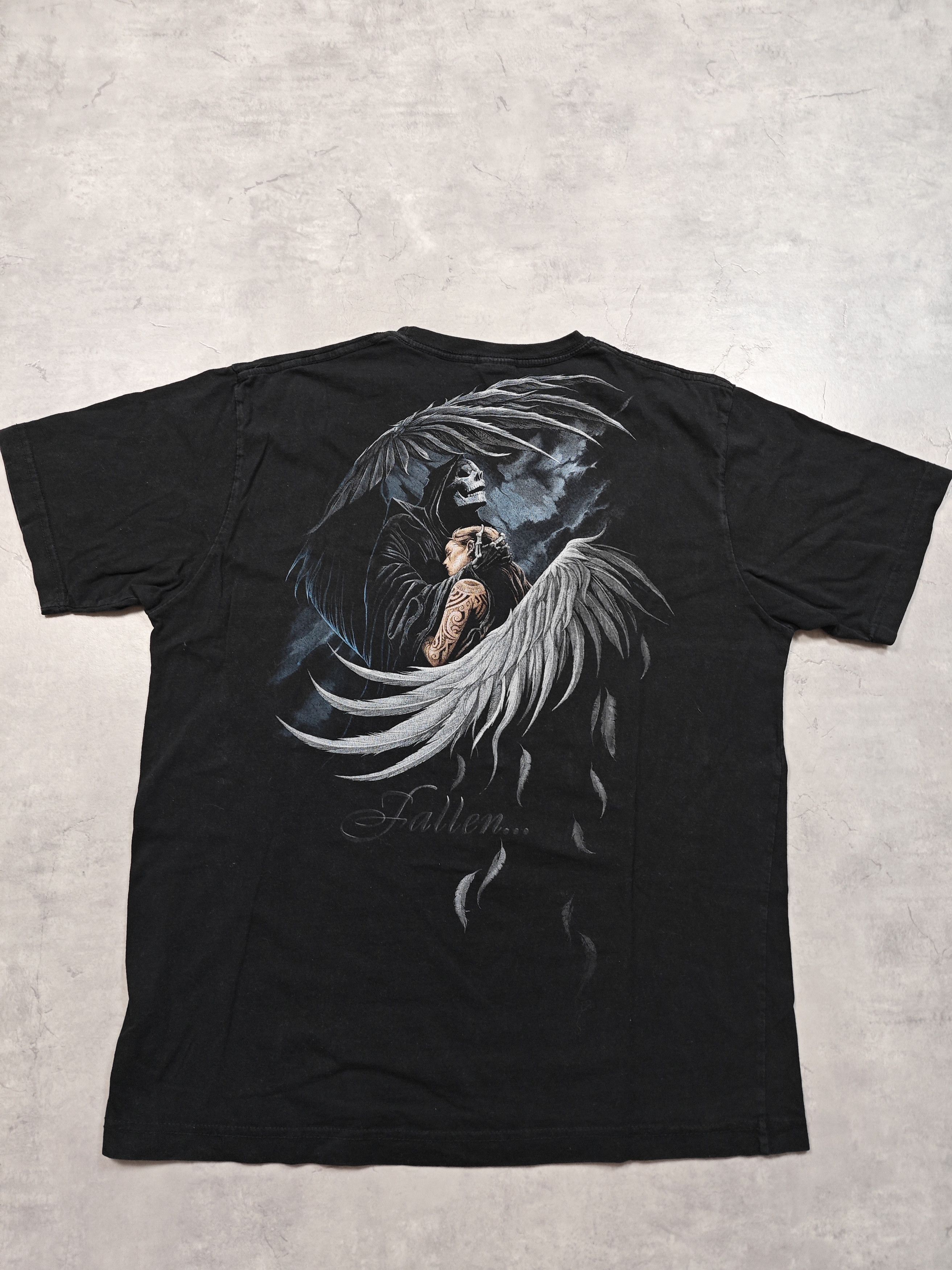 Vintage Spiral Y2K T Shirt Size US XL / EU 56 / 4 - 2 Thumbnail