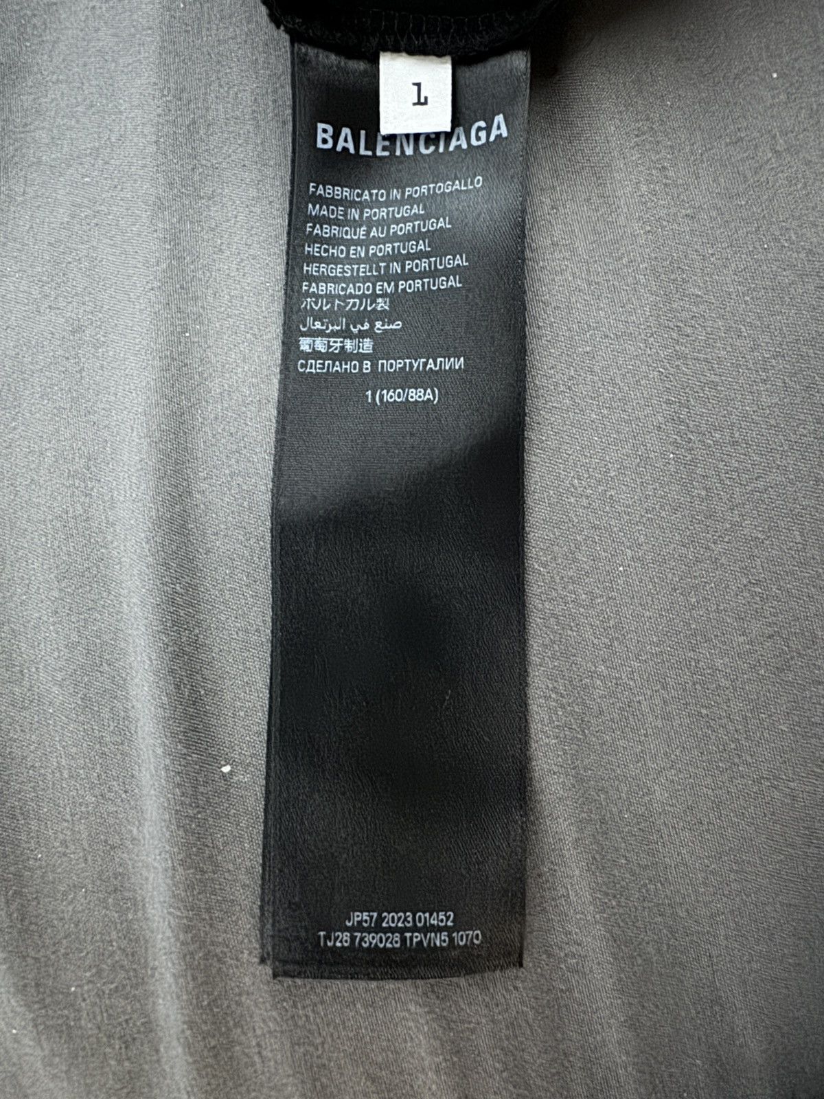 Balenciaga Balenciaga Dark Wave T-Shirt Size 1 Size US L / EU 52-54 / 3 - 4 Thumbnail
