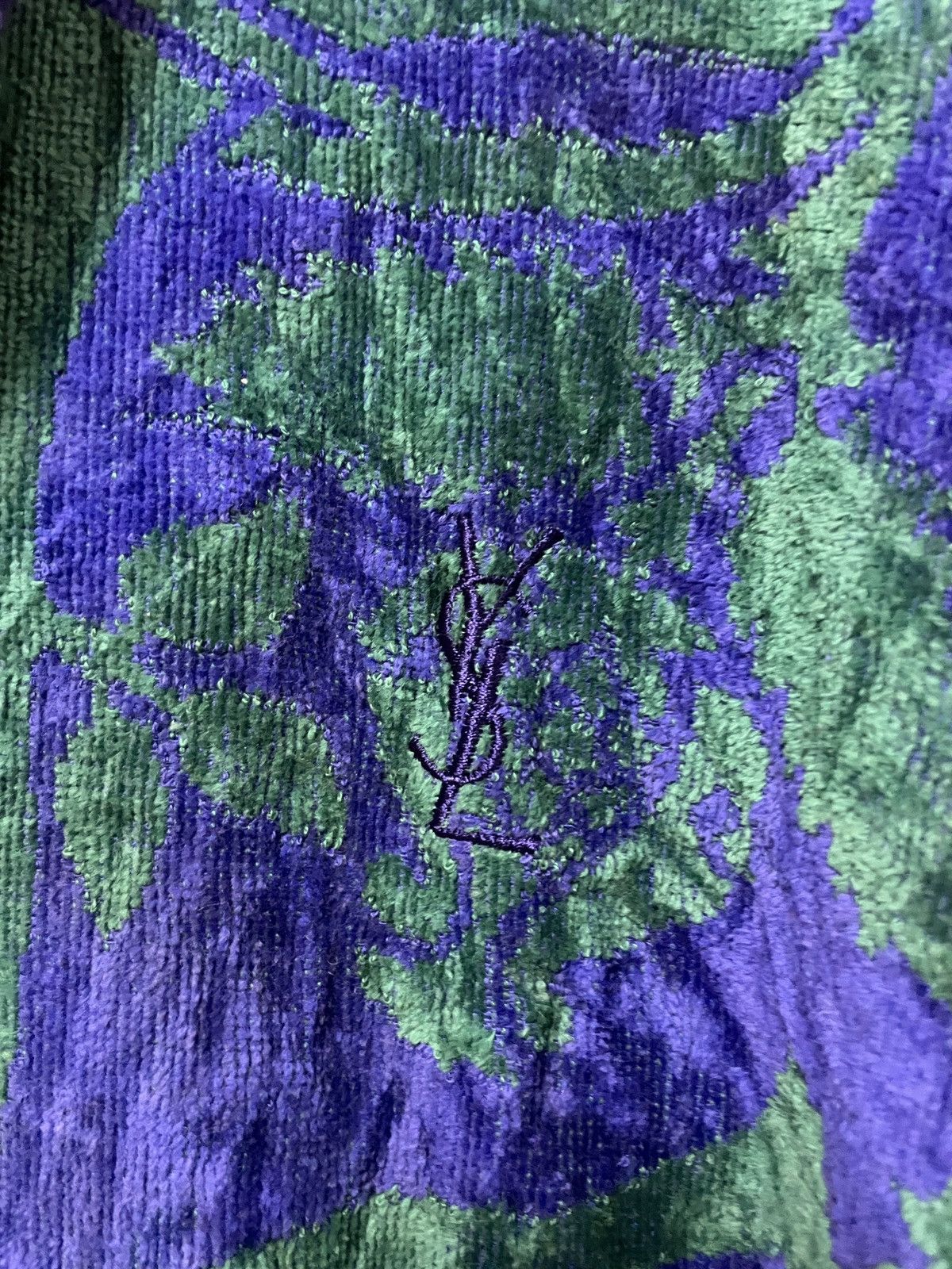 Designer × Yves Saint Laurent Yves Saint Laurent YSL Bathrobe Multicolor Floral Native Size US L / EU 52-54 / 3 - 7 Thumbnail