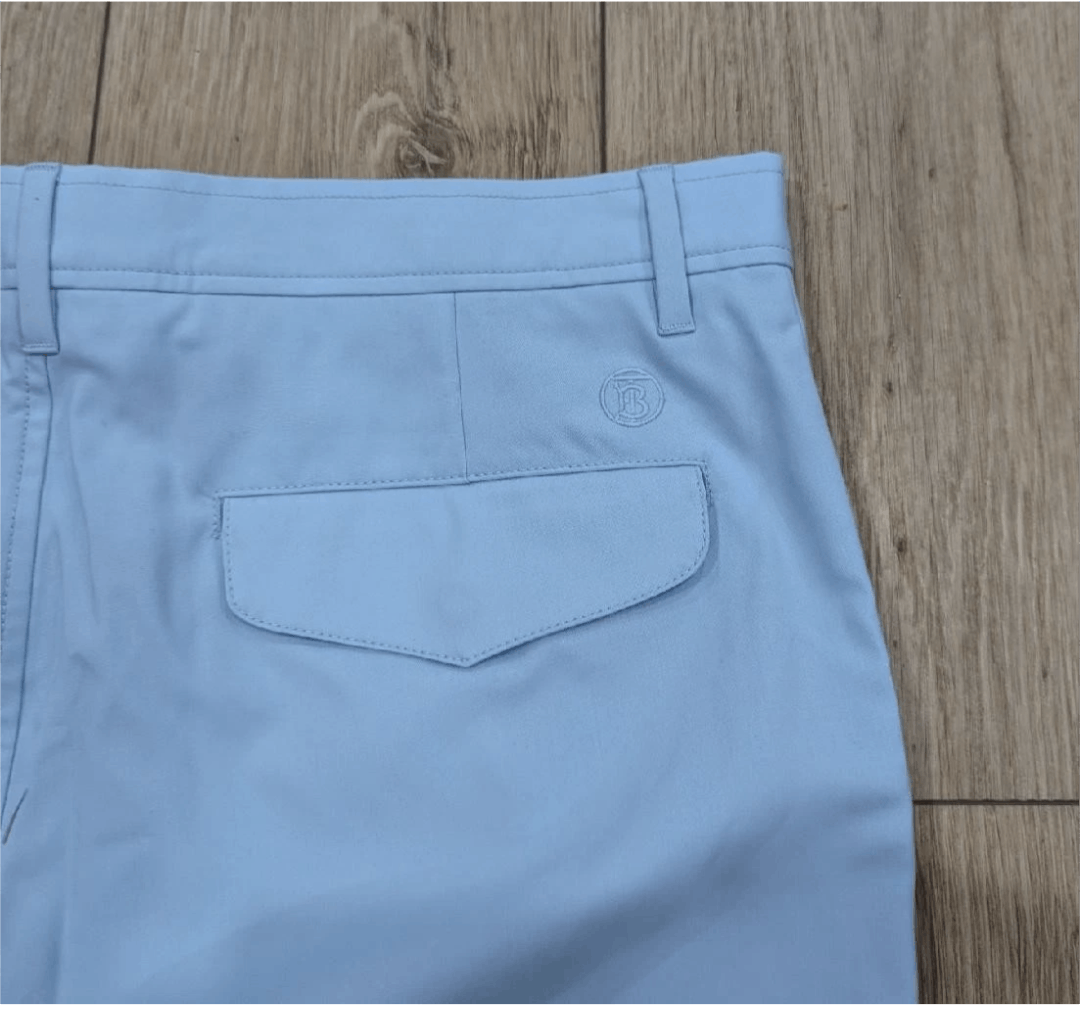 Burberry Burberry "Ezra" Wool Trousers Pants Light Blue 56 US 40 Size US 40 / EU 56 - 4 Thumbnail