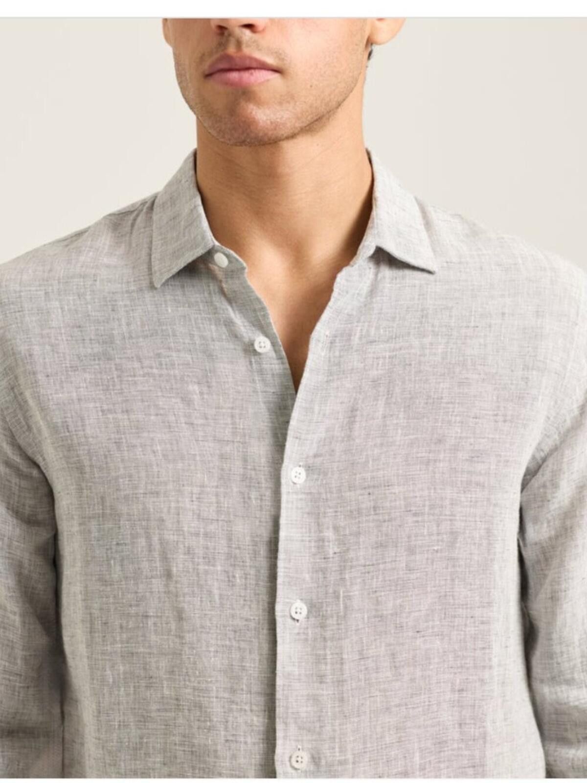 Orlebar Brown Orlebar Brown Giles Linen Tailored Fit Linen Shirt Size US S / EU 44-46 / 1 - 3 Thumbnail