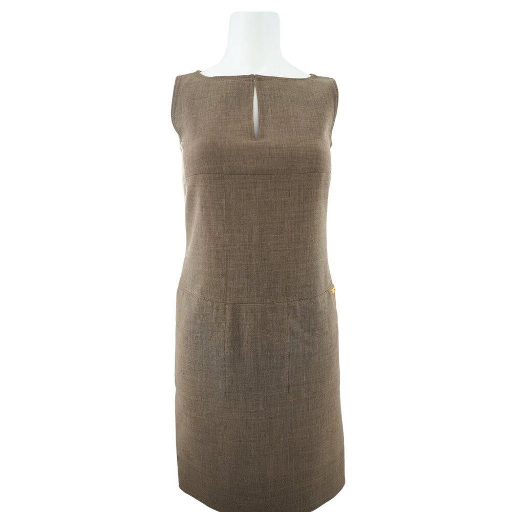 Designer Tory Burch Tan Cocktail Dress Size 0 Size XS / US 0-2 / IT 36-38 - 1 Thumbnail