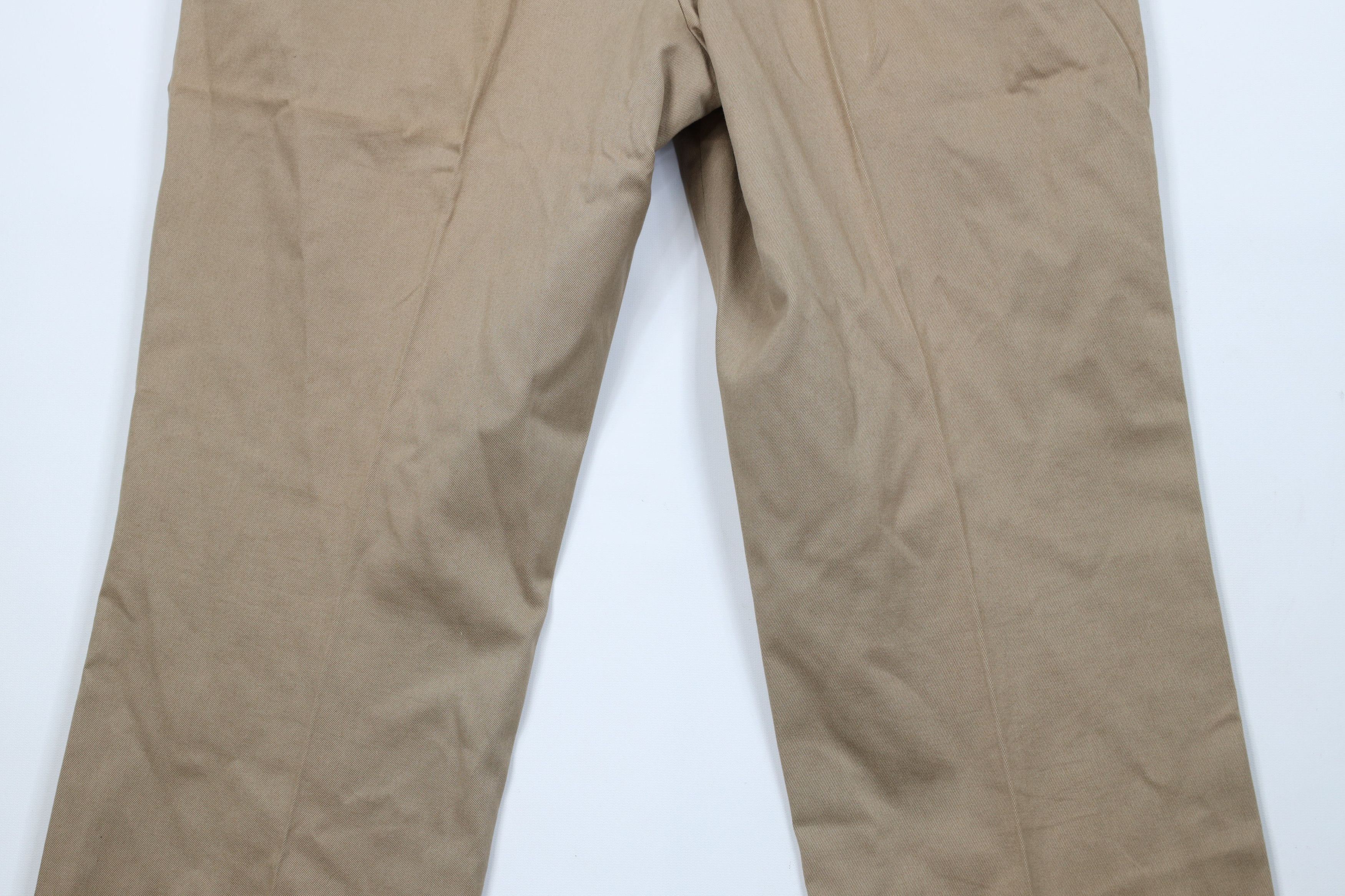 Lands' End × Vintage Vintage 70s Lands End Heavy Wide Leg Chino Pants Beige USA Size US 36 / EU 52 - 12 Thumbnail