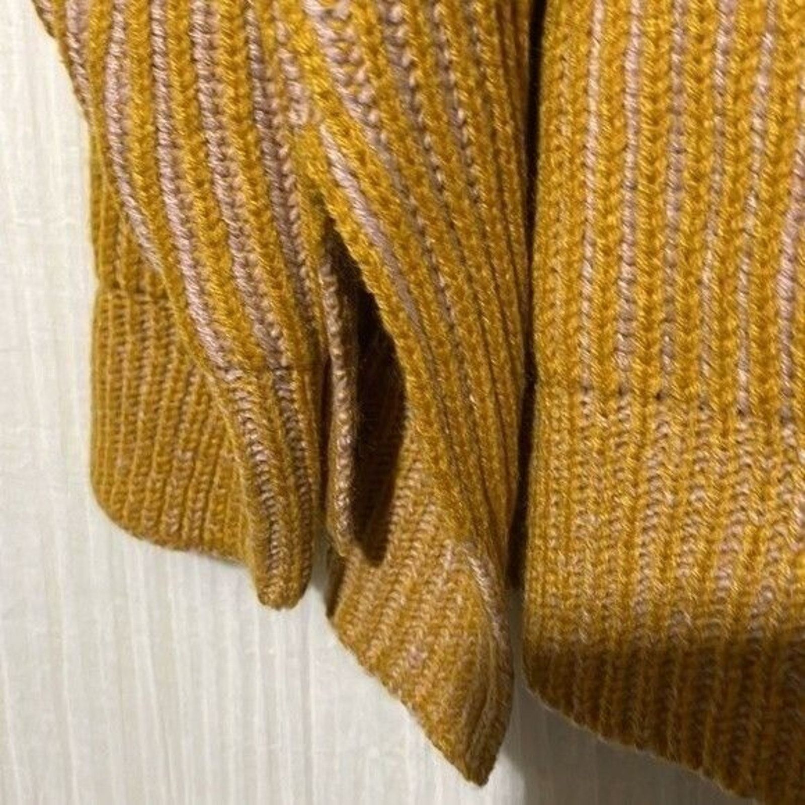 Topshop Top Shop Sweater Womens 4/6 NWT MockNeck Oversized Yellow Size S / US 4 / IT 40 - 7 Thumbnail