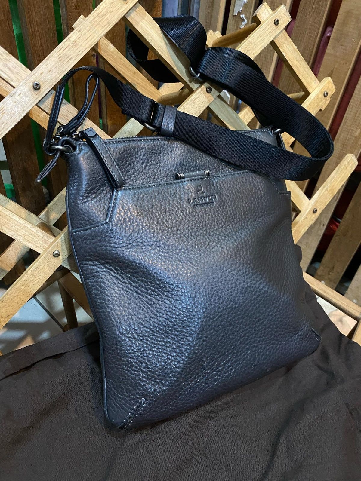 Lanvin Larvin Shoulder Bag Crossbody Bag Size ONE SIZE - 4 Thumbnail