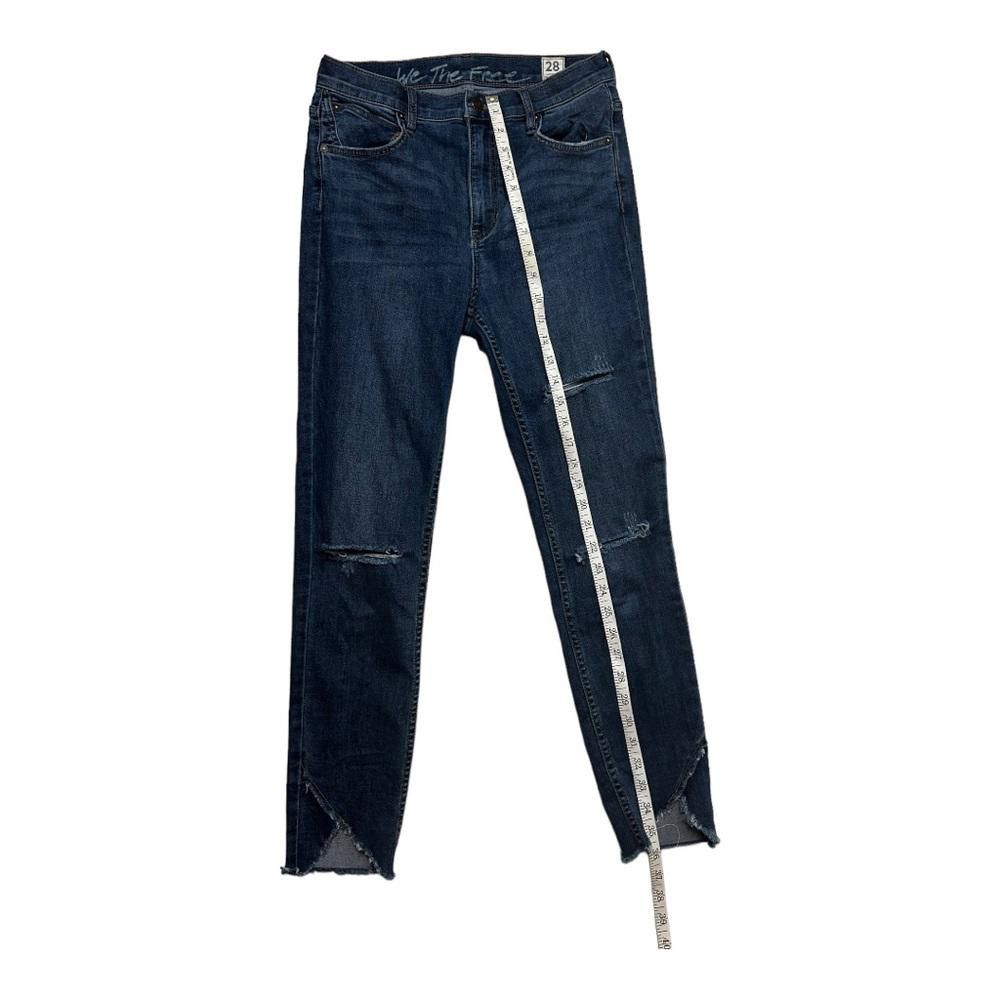 Free People Free People l Garden Party Cross Hem Skinny Jeans Size 28 Size 28" / US 6 / IT 42 - 7 Thumbnail