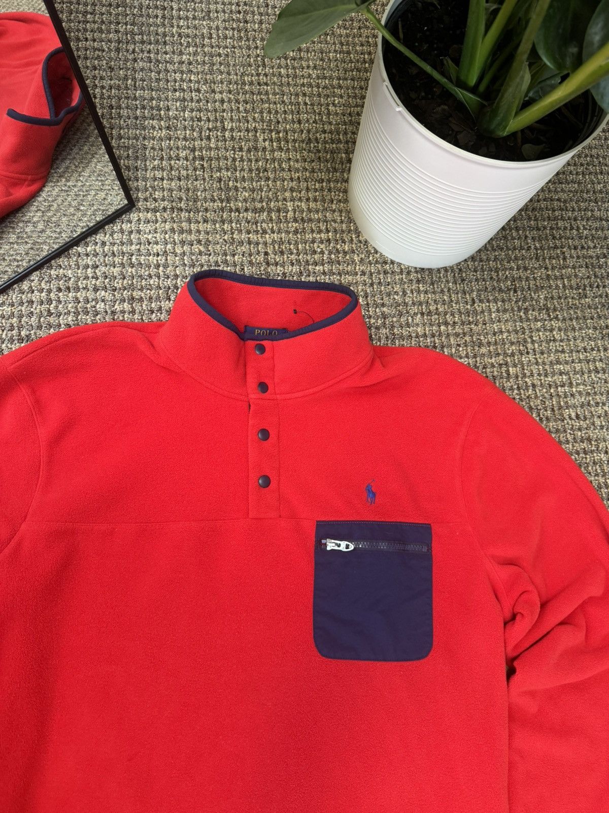 Polo Ralph Lauren Men’s Casual 1/3 Zip Sweater Fleece Polo Ralph Lauren Size US XL / EU 56 / 4 - 10 Thumbnail
