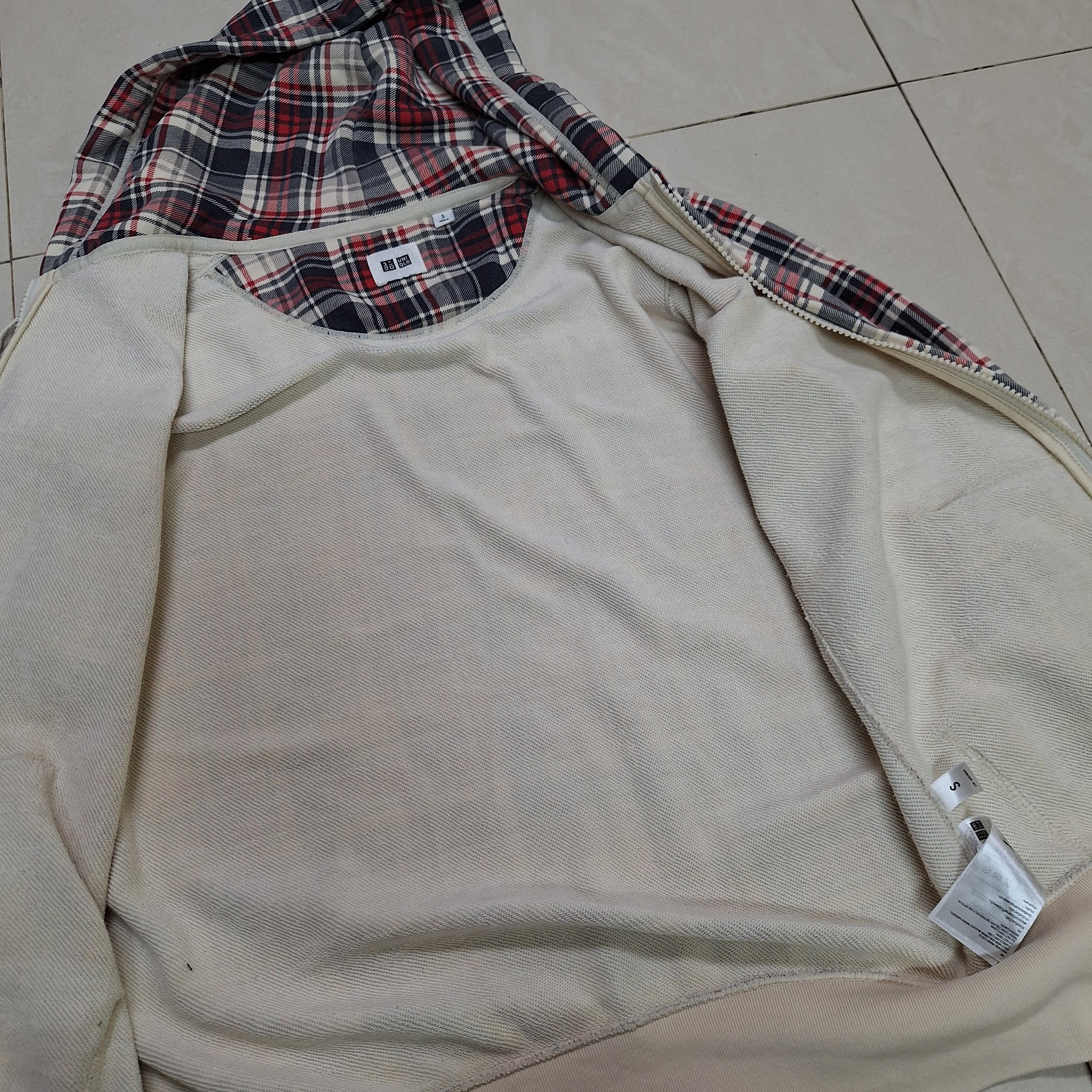 Uniqlo Uniqlo Hoodie Plaid Double Zipper Size S / US 4 / IT 40 - 5 Thumbnail