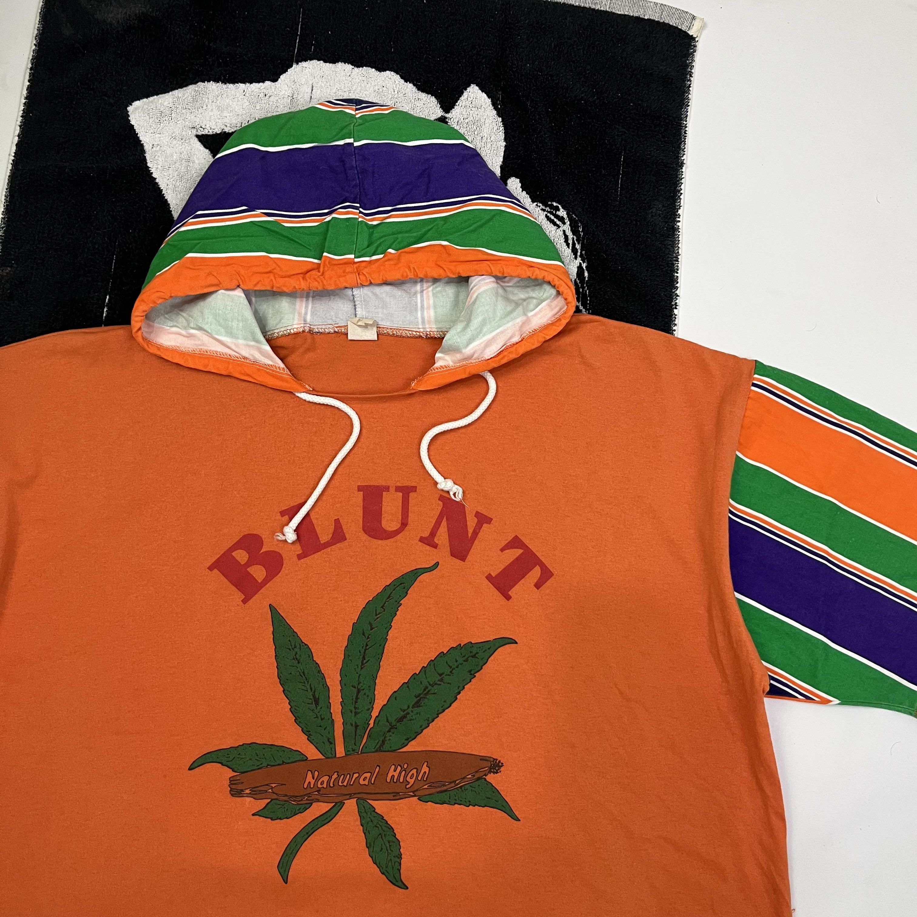 Band Tees Blunt Rasta short sleeve hoodie bob marley Size US L / EU 52-54 / 3 - 3 Thumbnail