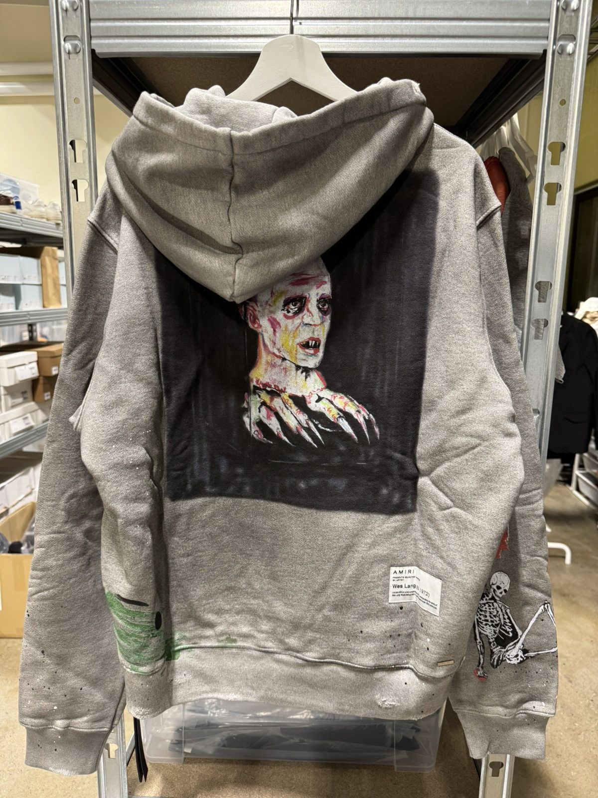Amiri Amiri x Wes Lang Blood 38 Hoodie LIMITED NEW 1600$ Size US S / EU 44-46 / 1 - 3 Thumbnail