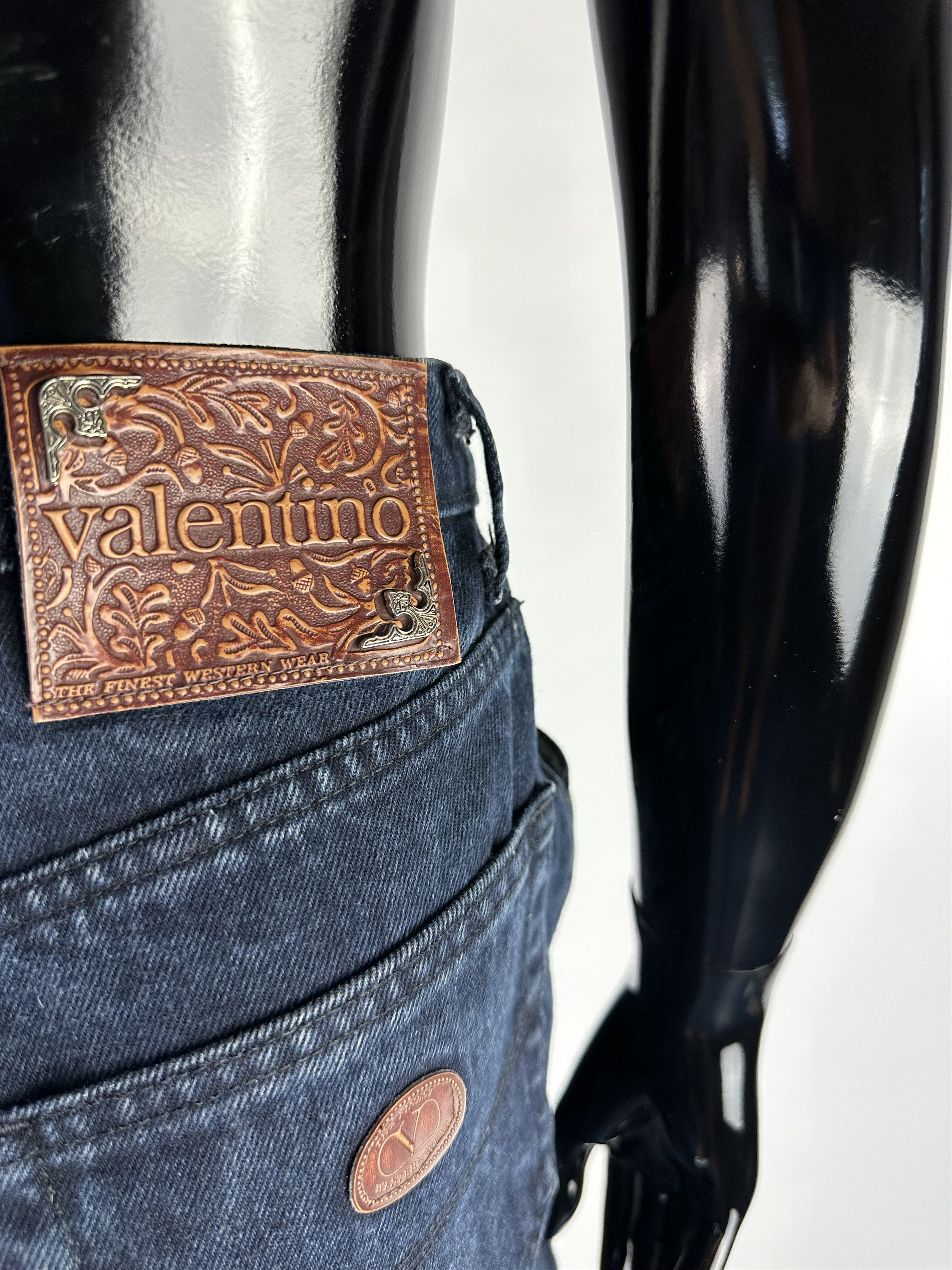 Valentino × Vintage 90s Valentino Vintage Mom Jeans Denim Pants Blue Size 27 Size 27" / US 4 / IT 40 - 6 Thumbnail