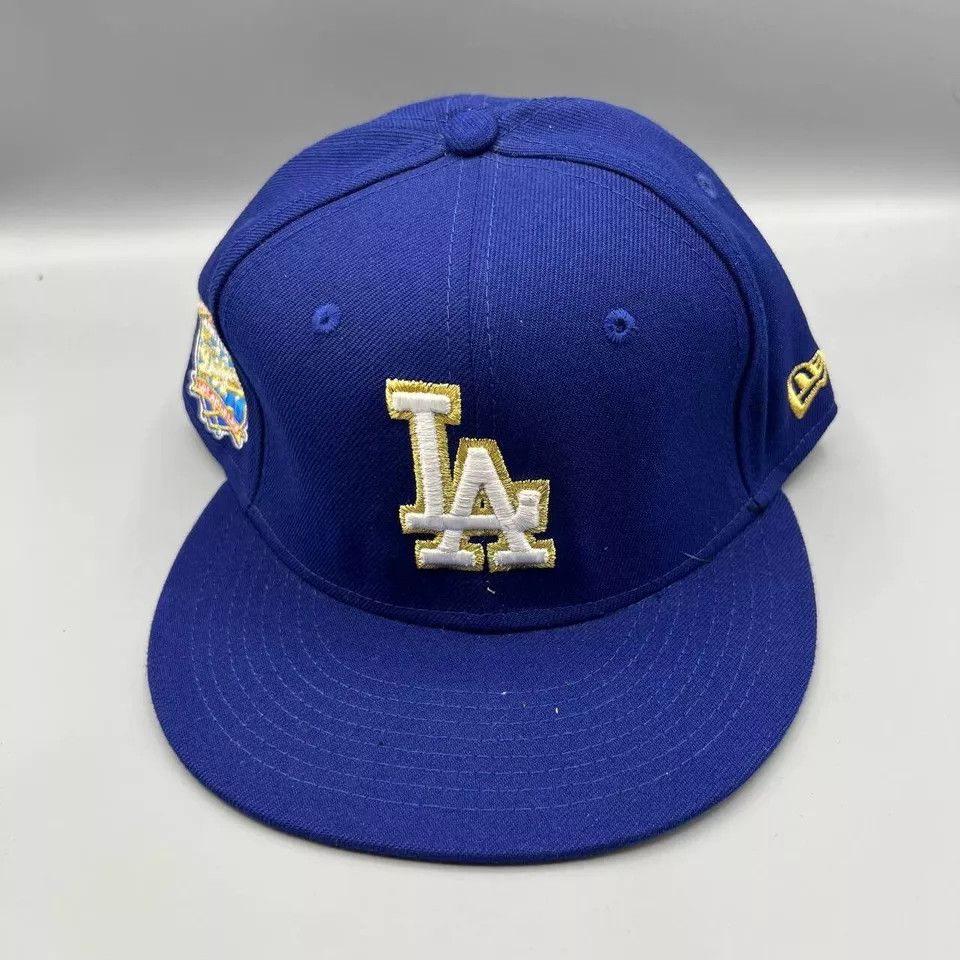 New Era Los Angeles LA Dodgers Hat Men 59Fifty New Era Fitted Cap Size ONE SIZE - 2 Thumbnail