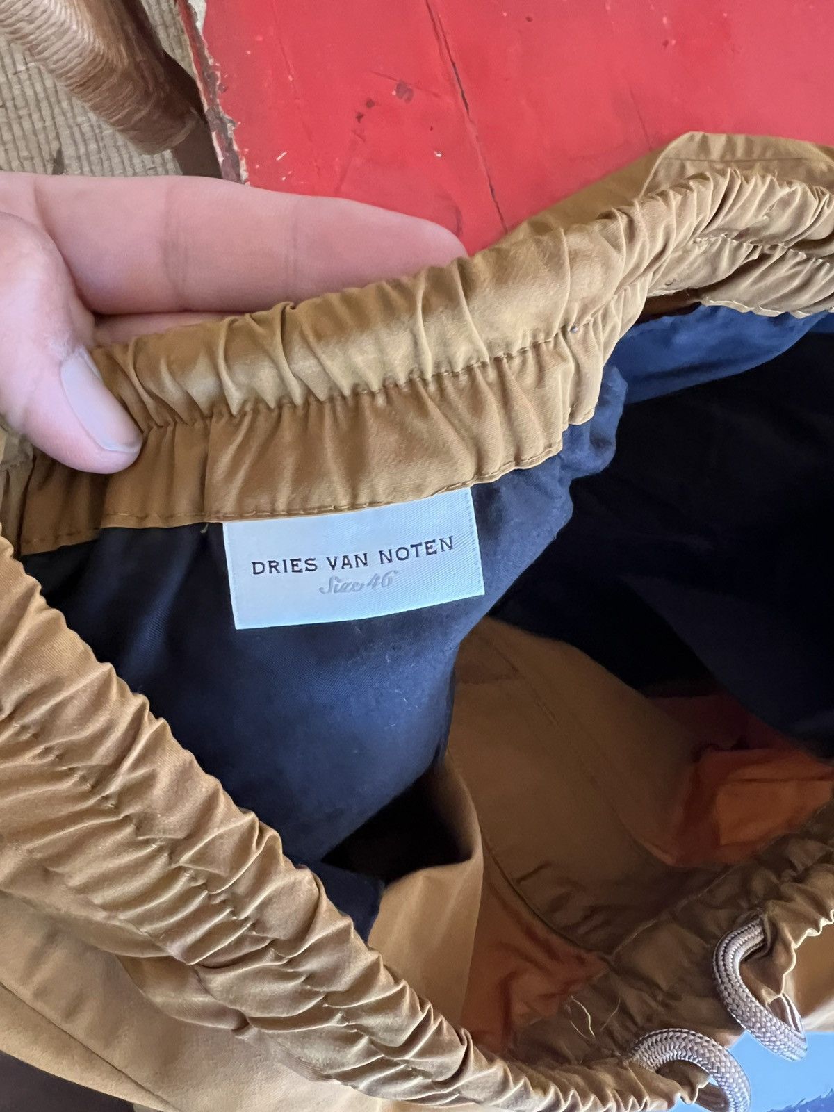 Dries Van Noten Dries Drawstring Nylon Joggers Size US 31 - 5 Thumbnail