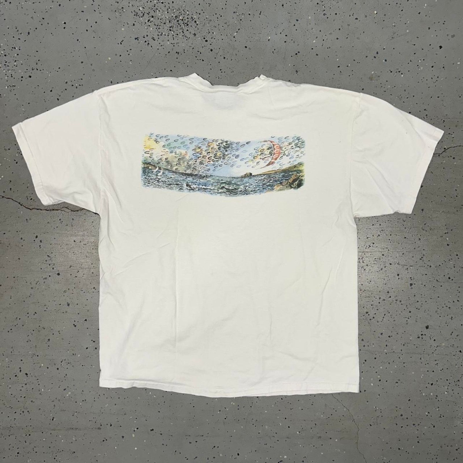 Hanes White vintage Leather Miracles tee Size US XL / EU 56 / 4 - 8 Thumbnail