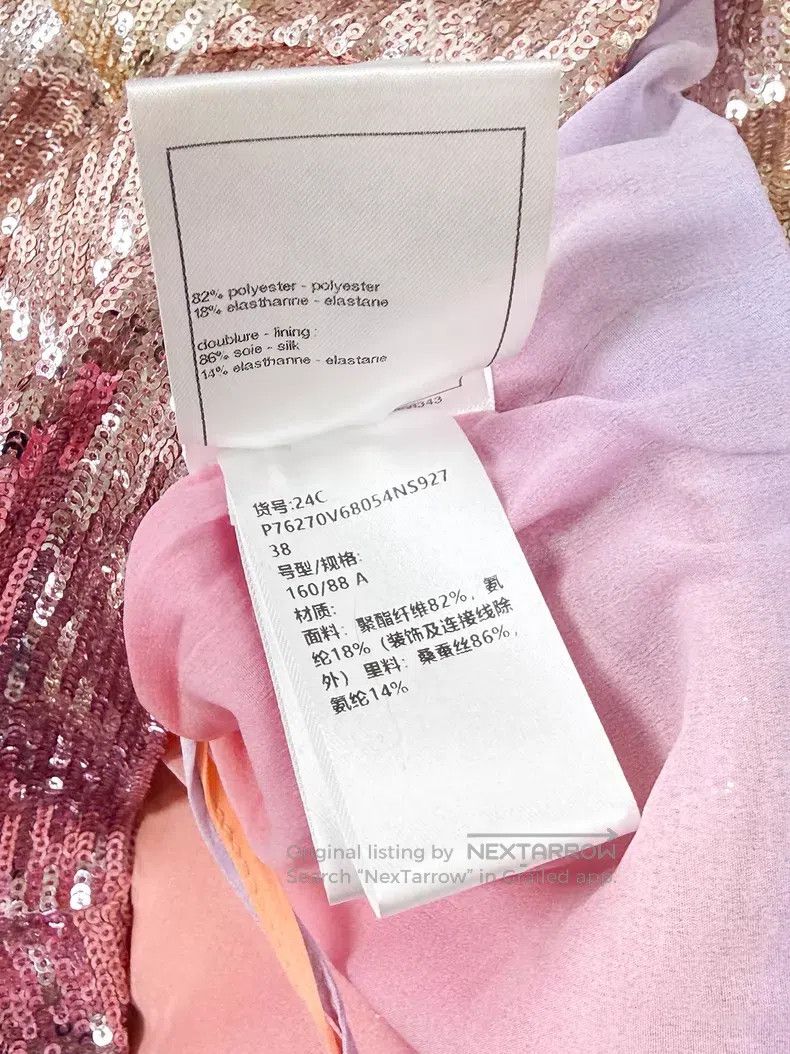 Chanel Chanel Mermaid girl full of sequins long sleeves Size XS / US 0-2 / IT 36-38 - 7 Thumbnail