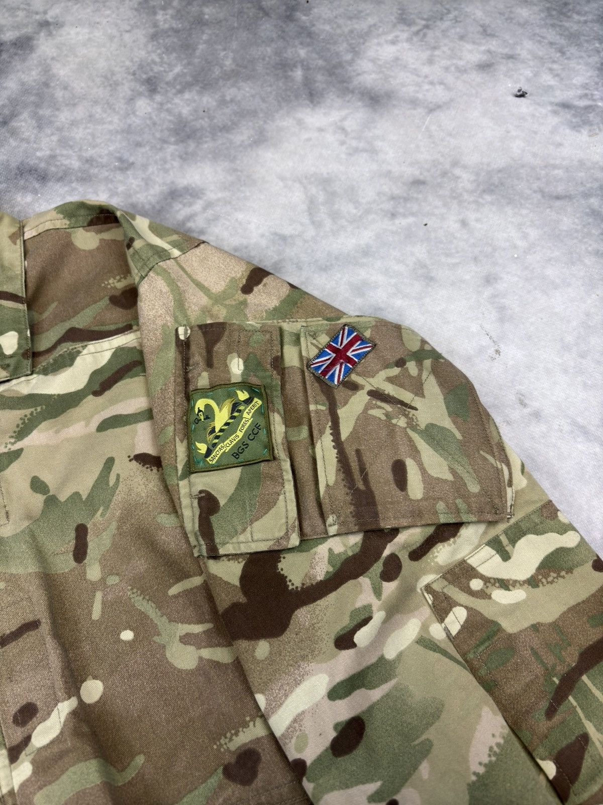 Other Vintage military army corps light jacket camo 90s 00s Size US L / EU 52-54 / 3 - 2 Thumbnail