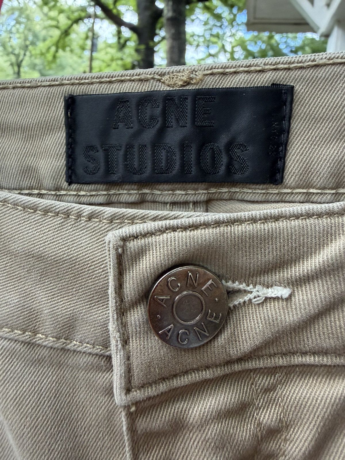 Acne Studios Flex S Ups Beige Pants Size US 26 / EU 42 - 3 Thumbnail