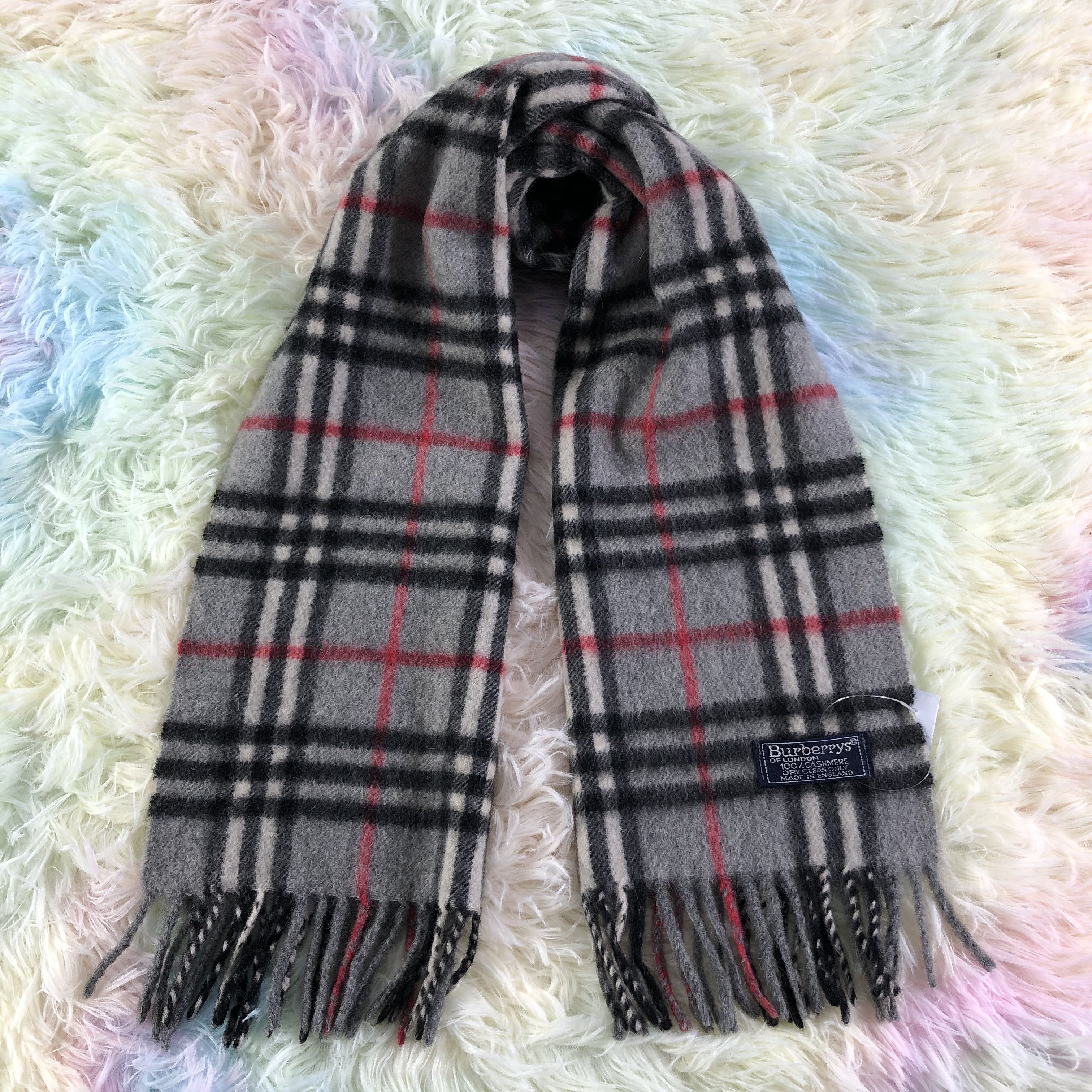Burberry × Vintage Burberry Scarf / Muffler / Neckwear - KM179 Size ONE SIZE - 1 Thumbnail