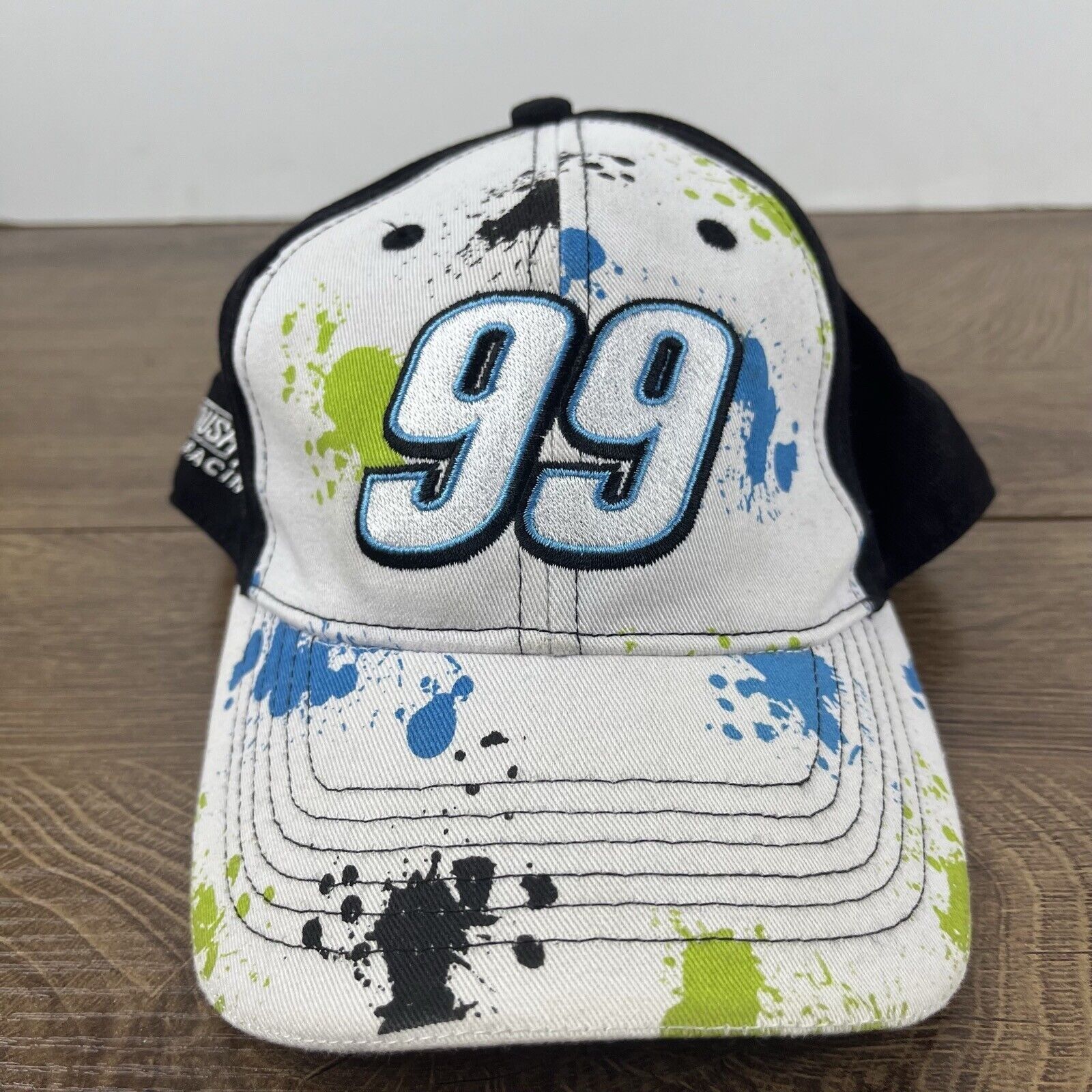 Other Carl Edwards 99 Hat NASCAR Hat White Hat Adjustable White Ad Size ONE SIZE - 4 Thumbnail