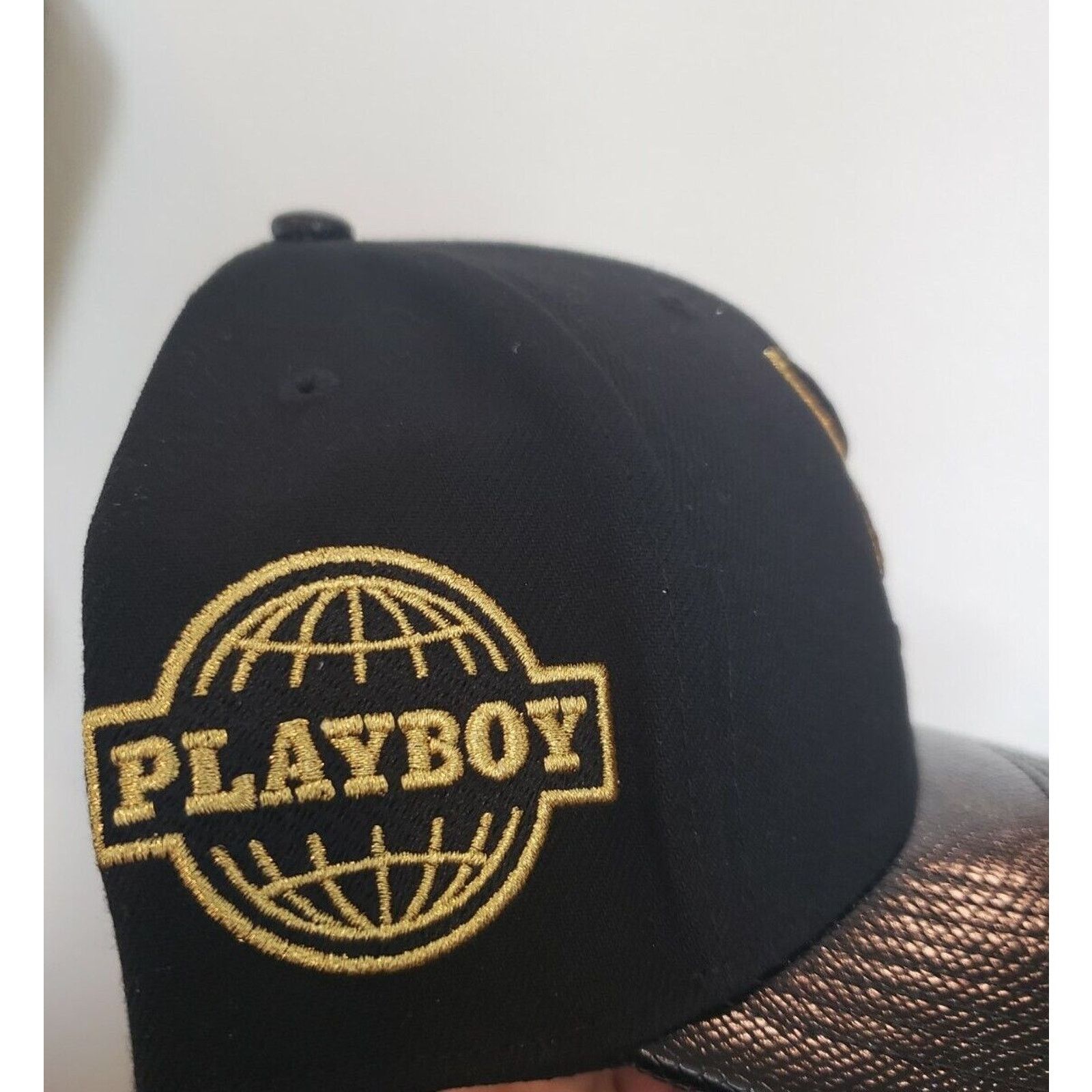 Lids Playboy Hat Premium Bunny Strapback Strap Black Gold Lids Size ONE SIZE - 2 Thumbnail