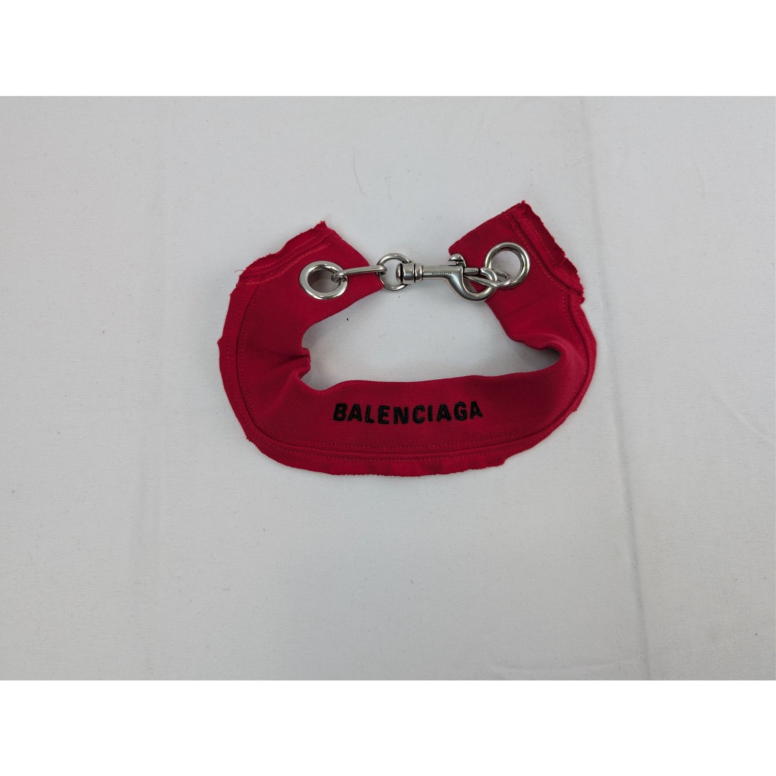 Balenciaga o1rshd1 Size:M/ Unisex Cotton & Brass Collar Choker Necklace Size ONE SIZE - 1 Thumbnail