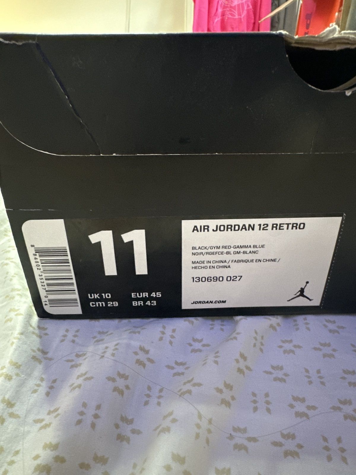 Jordan Brand Jordan 12 “Gamma Blue” Size US 11 / EU 44 - 8 Thumbnail