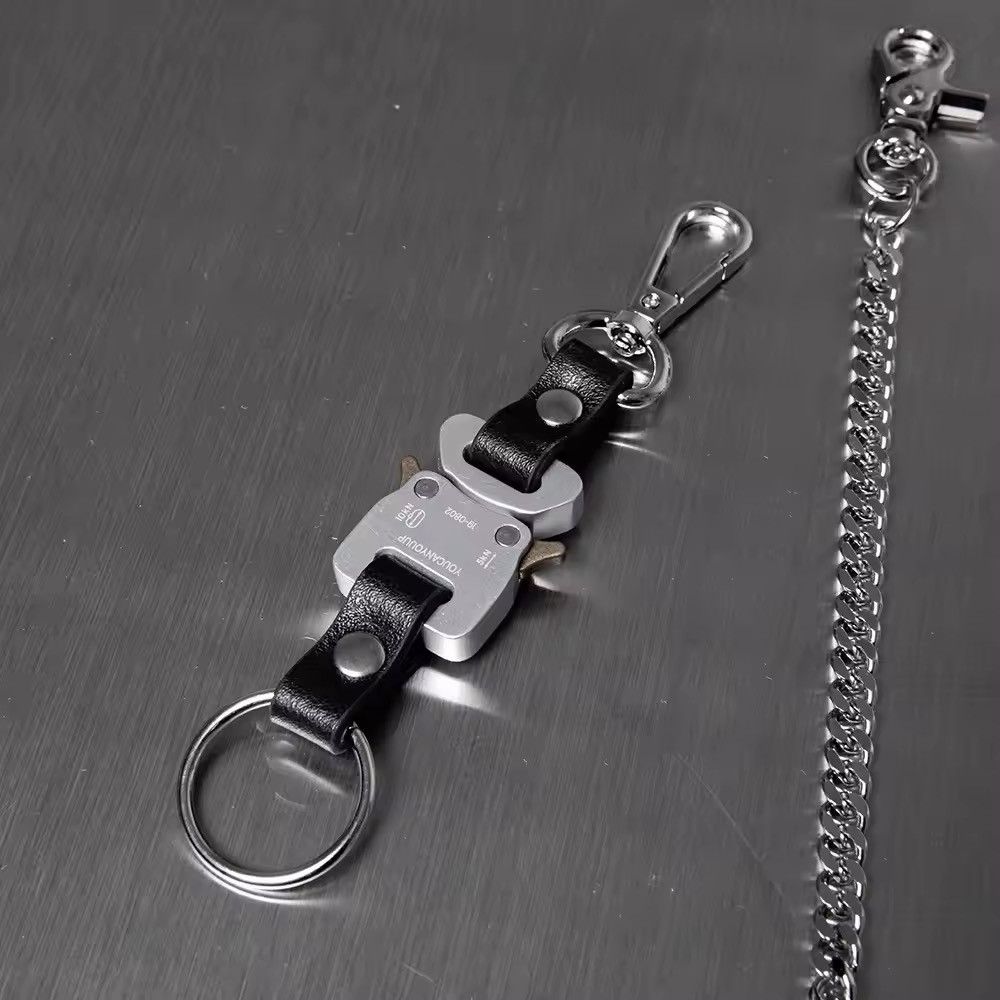 Other Multifunctional Cowhide Ieather Metal Waist Pant Chain Size ONE SIZE - 5 Thumbnail