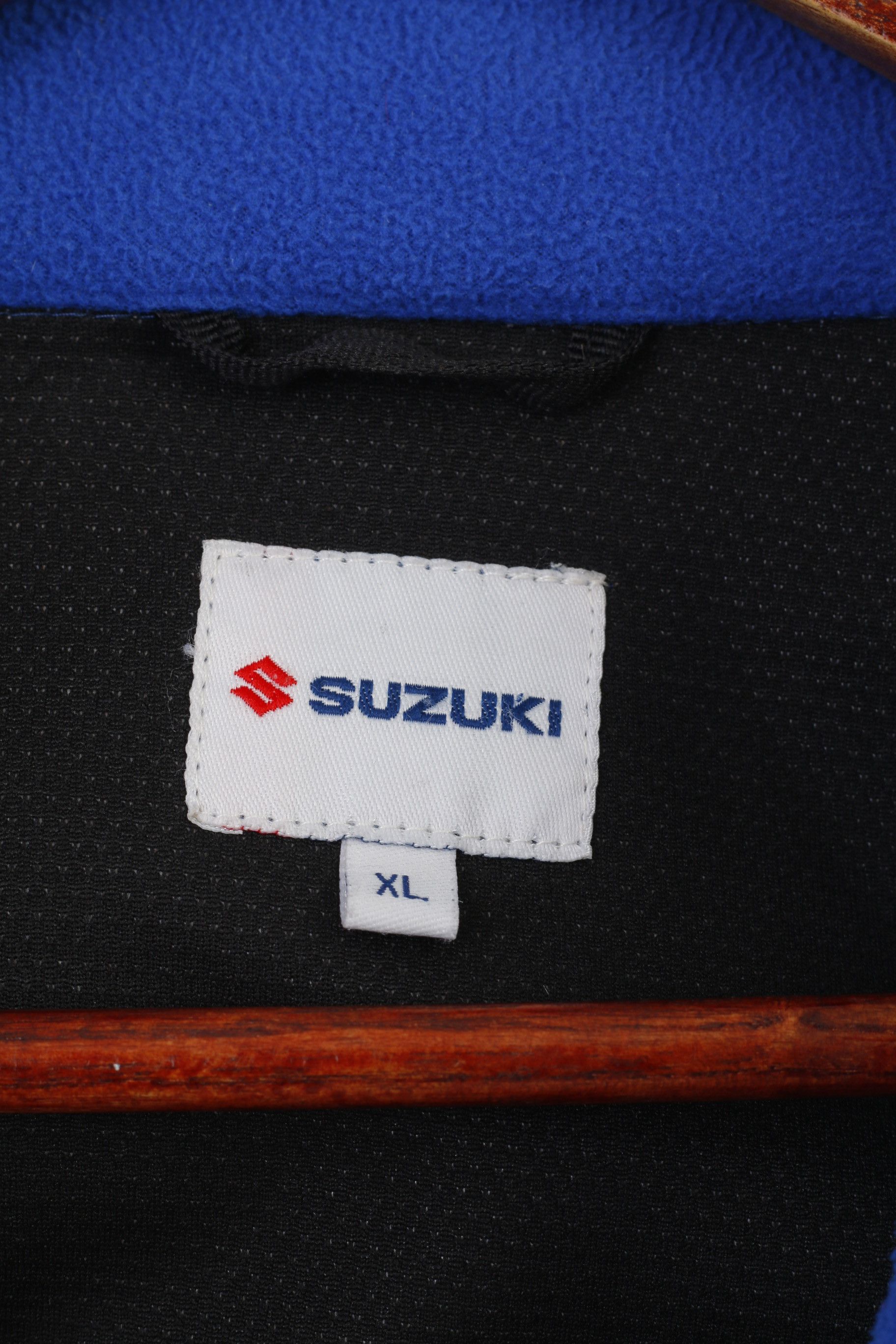Vintage Suzuki Men XL Fleece Jacket Blue Vintage Race 0746 Size US XL / EU 56 / 4 - 6 Thumbnail