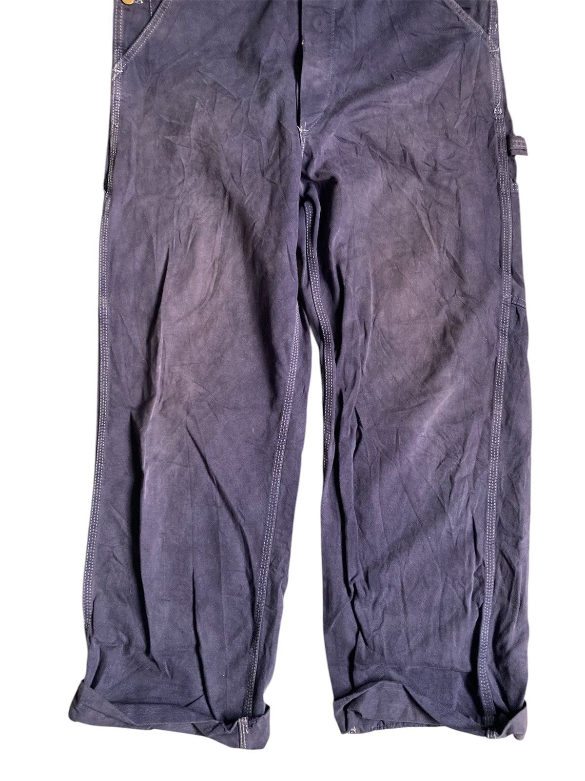 Carhartt × Vintage Vintage Distressed Carhatt Bib Overalls Dungaree Workwear Size US 36 / EU 52 - 4 Thumbnail