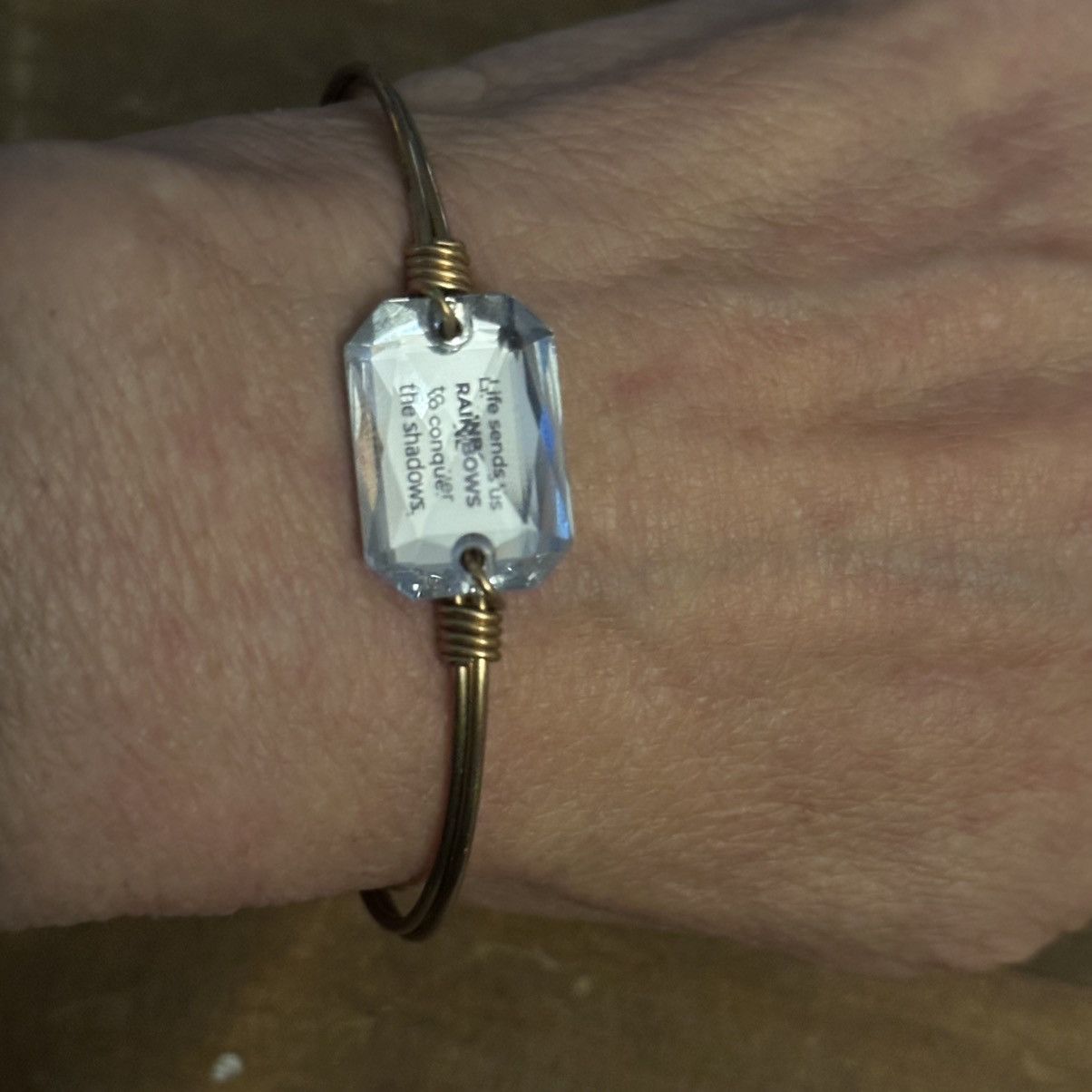 Other Luca + Danni Life sends us rainbows crystal bangle bracelet Size ONE SIZE - 5 Thumbnail