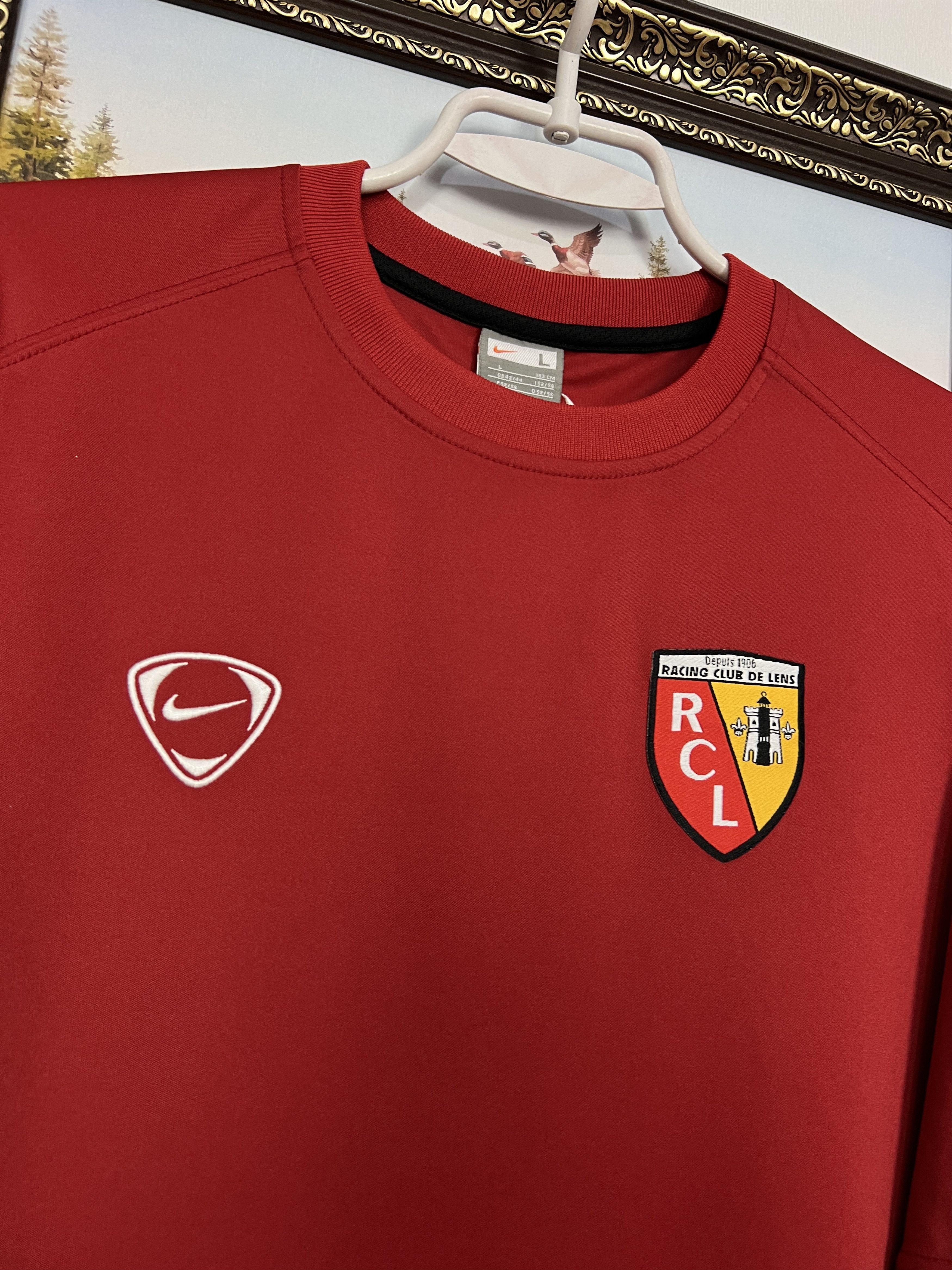 Nike Vintage Nike Lens Football Train Shirt Soccer Jersey Trikot Size US L / EU 52-54 / 3 - 3 Thumbnail