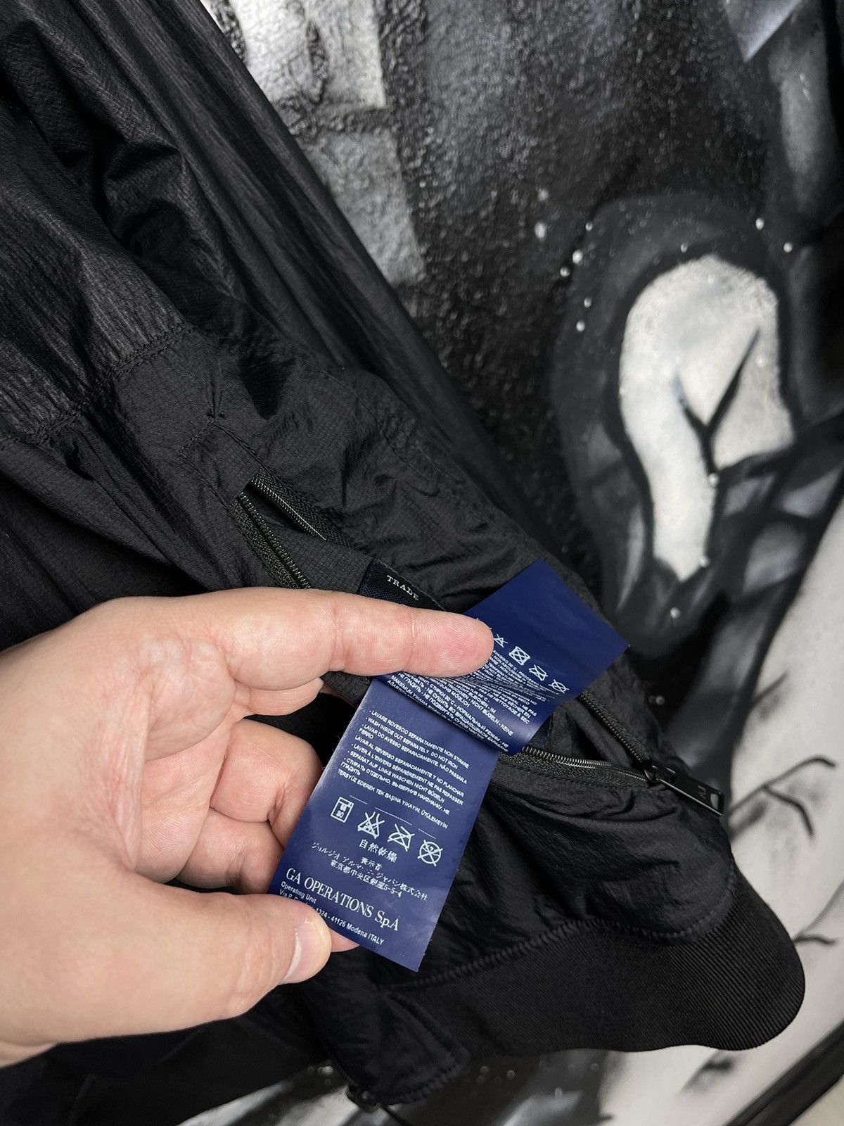 Armani Armani Jeans Black Nylon Reversible Jacket Men’s Size 56 Size US XL / EU 56 / 4 - 12 Thumbnail