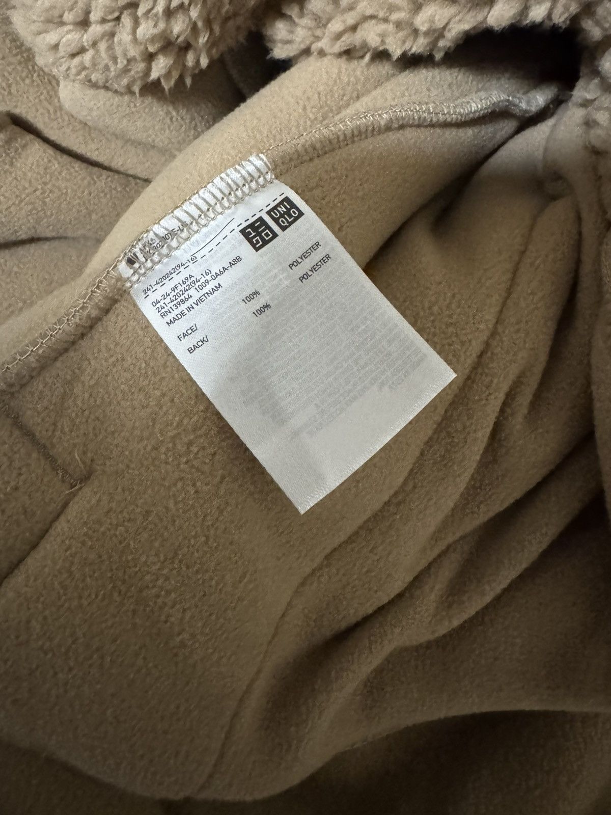 Uniqlo Uniqlo Pile Lined Fleece Tailored Coat Size L / US 10 / IT 46 - 4 Thumbnail