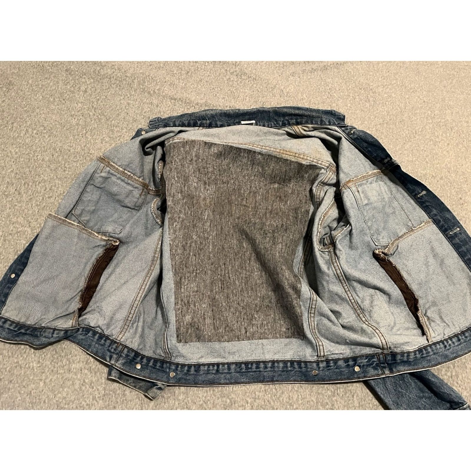 Vintage VINTAGE Tyca Texas Instruments Denim Jean Jacket Large Men Blue Denim Jacket Mens L Size US 33 - 4 Thumbnail