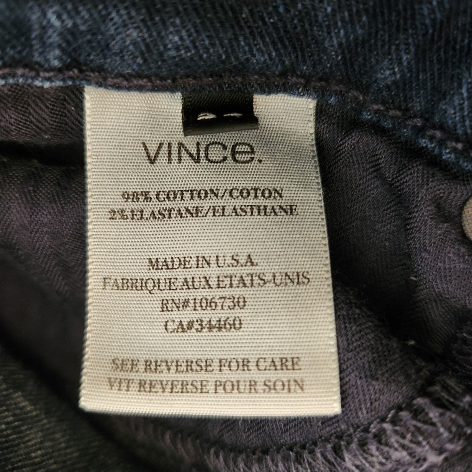 Vince Vince Boyfriend Mason Relaxed Rolled easy fit Jeans 24 Size 24" / US 00 / IT 34 - 6 Thumbnail
