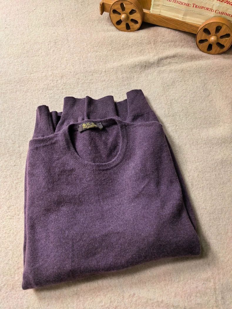 Loro Piana LORO PIANA Cashmere round neck sweater Size US L / EU 52-54 / 3 - 3 Thumbnail