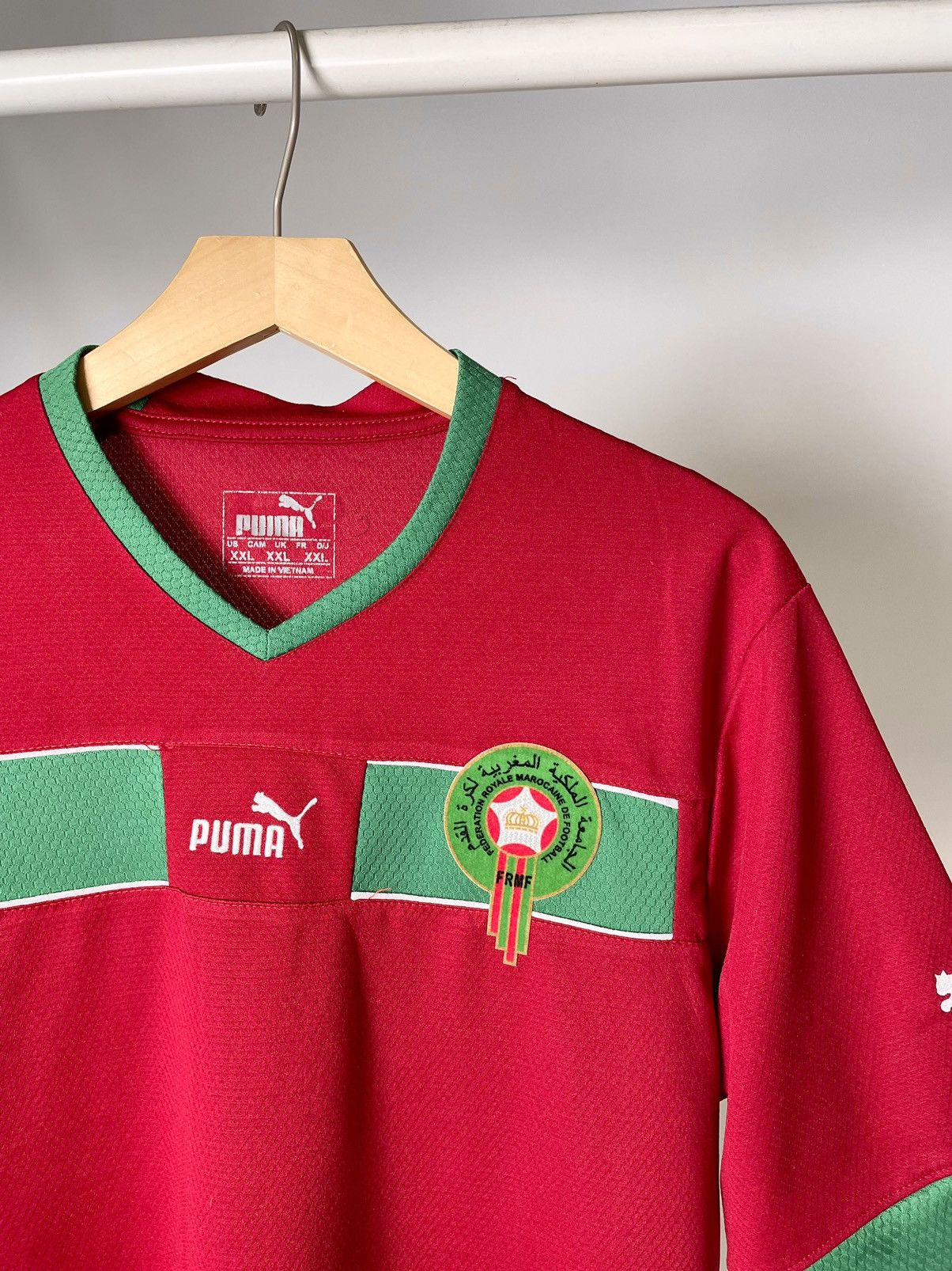 Puma Puma Vintage ⚽️ Maroco footbal jersey tee shirt tee Size US XXL / EU 58 / 5 - 7 Thumbnail