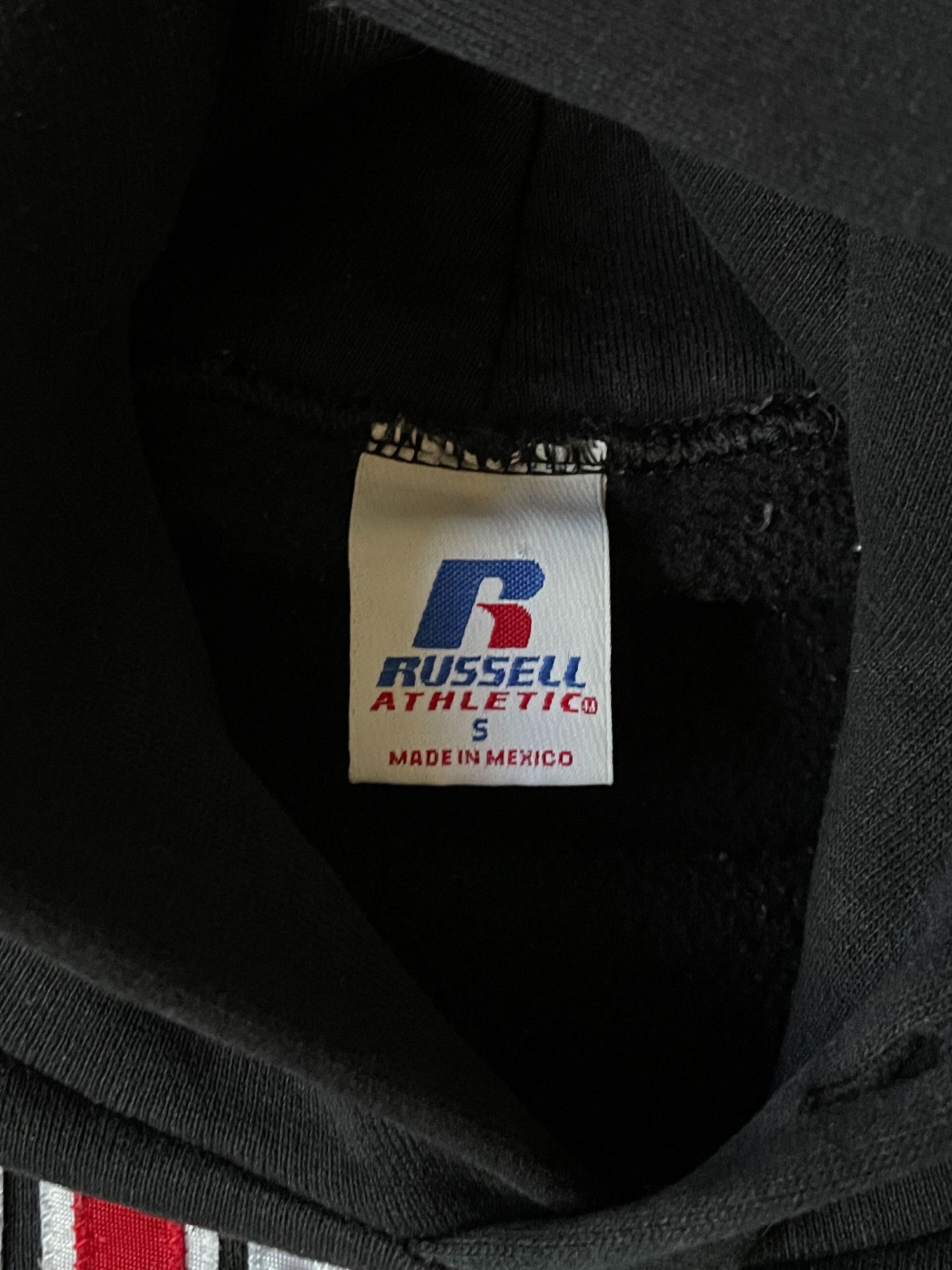 Russell Athletic × Vintage 2000s Boxy 'Western' Russell Athletic Hoodie Size US S / EU 44-46 / 1 - 3 Thumbnail
