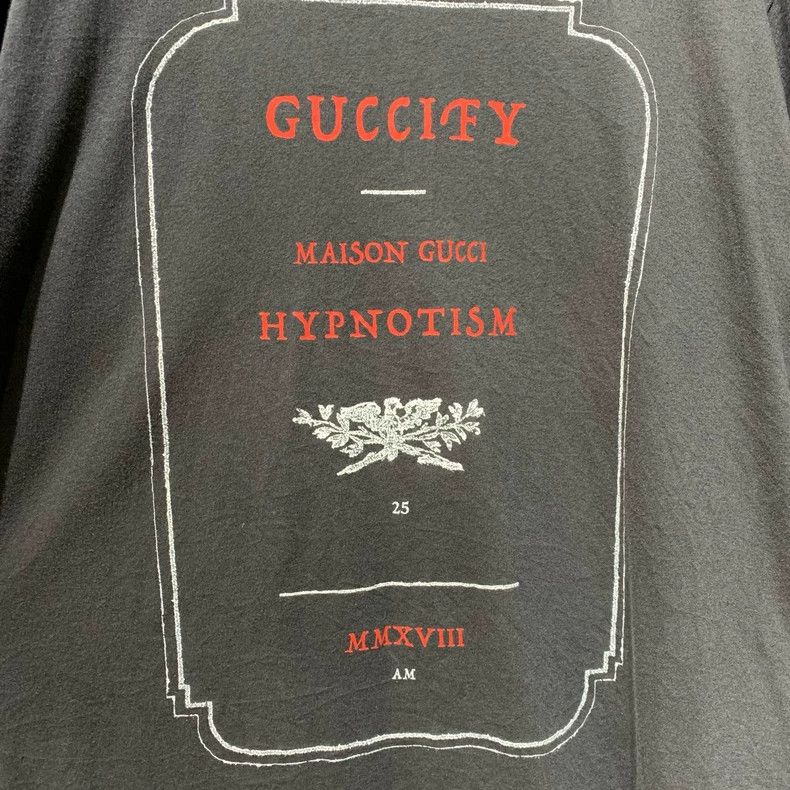 Gucci Gucci Slogan black logo short sleeves 2501-Nextarrow Size US XL / EU 56 / 4 - 5 Thumbnail