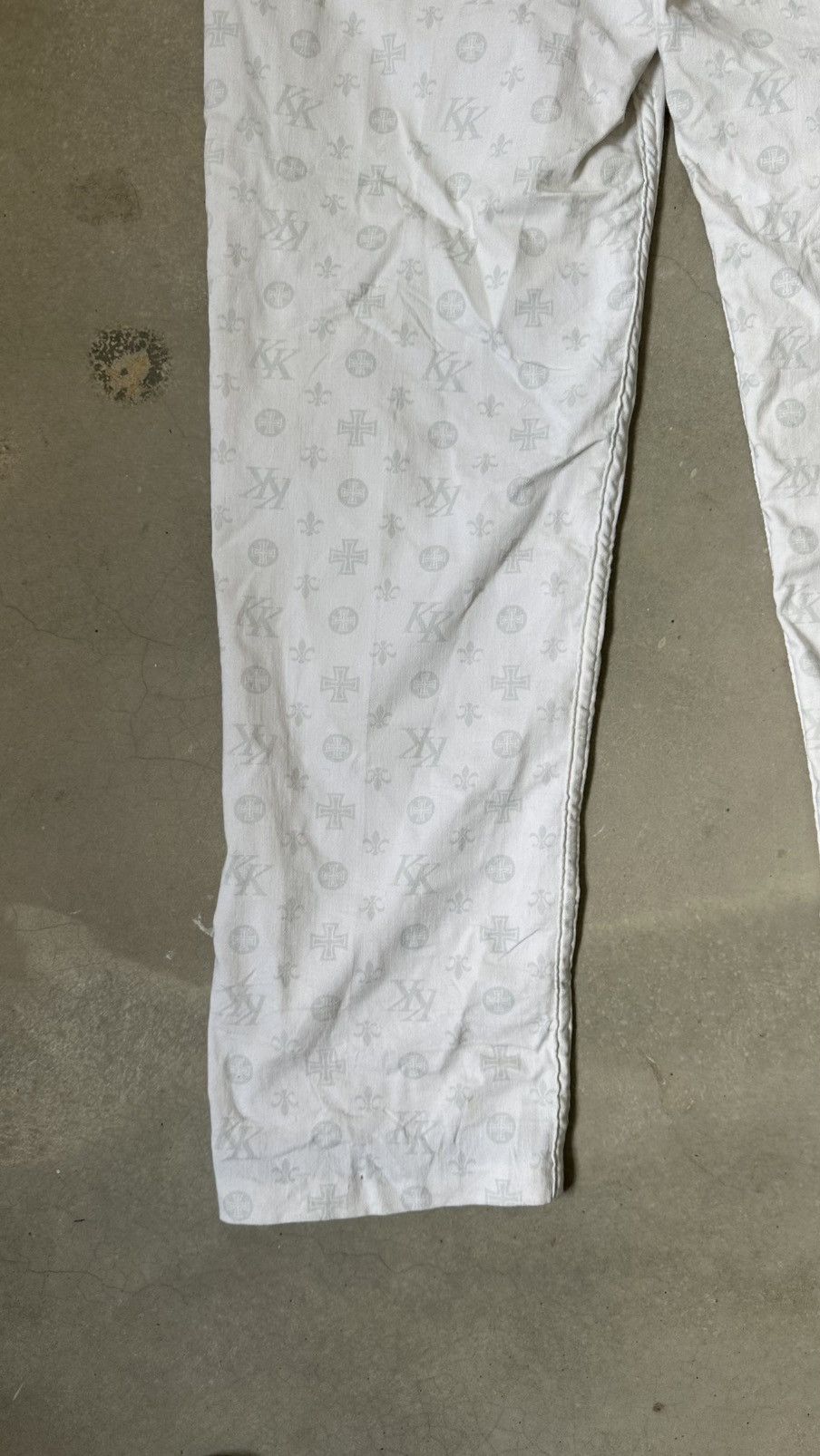 Karl Kani VINTAGE KARL KANI GOLD PATTERN PANT Size US 32 / EU 48 - 10 Thumbnail