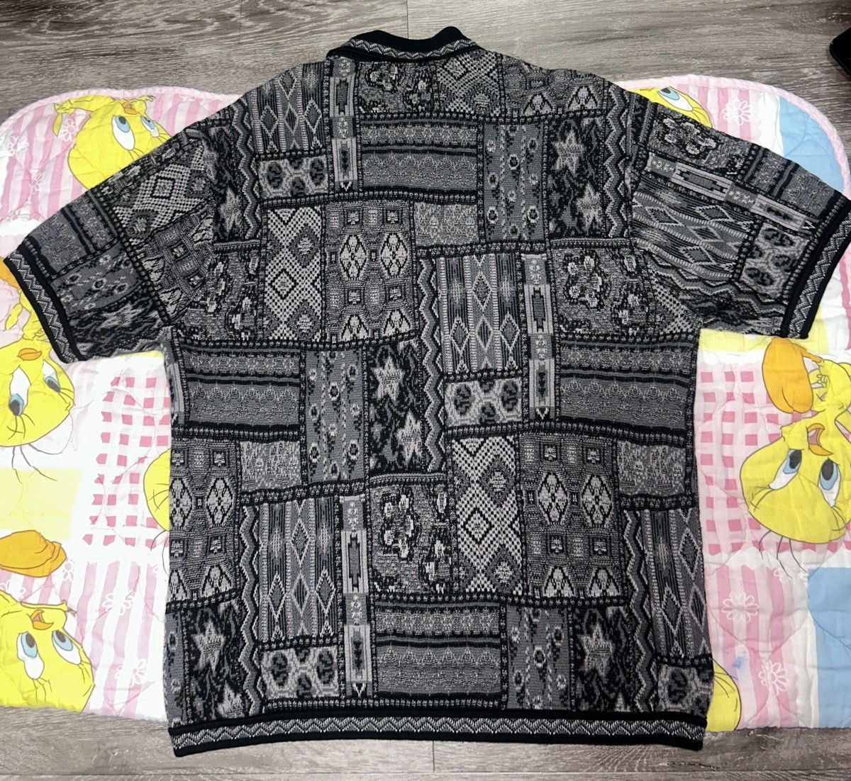 Supreme Supreme patchwork zip up polo knit medium Size US M / EU 48-50 / 2 - 5 Thumbnail