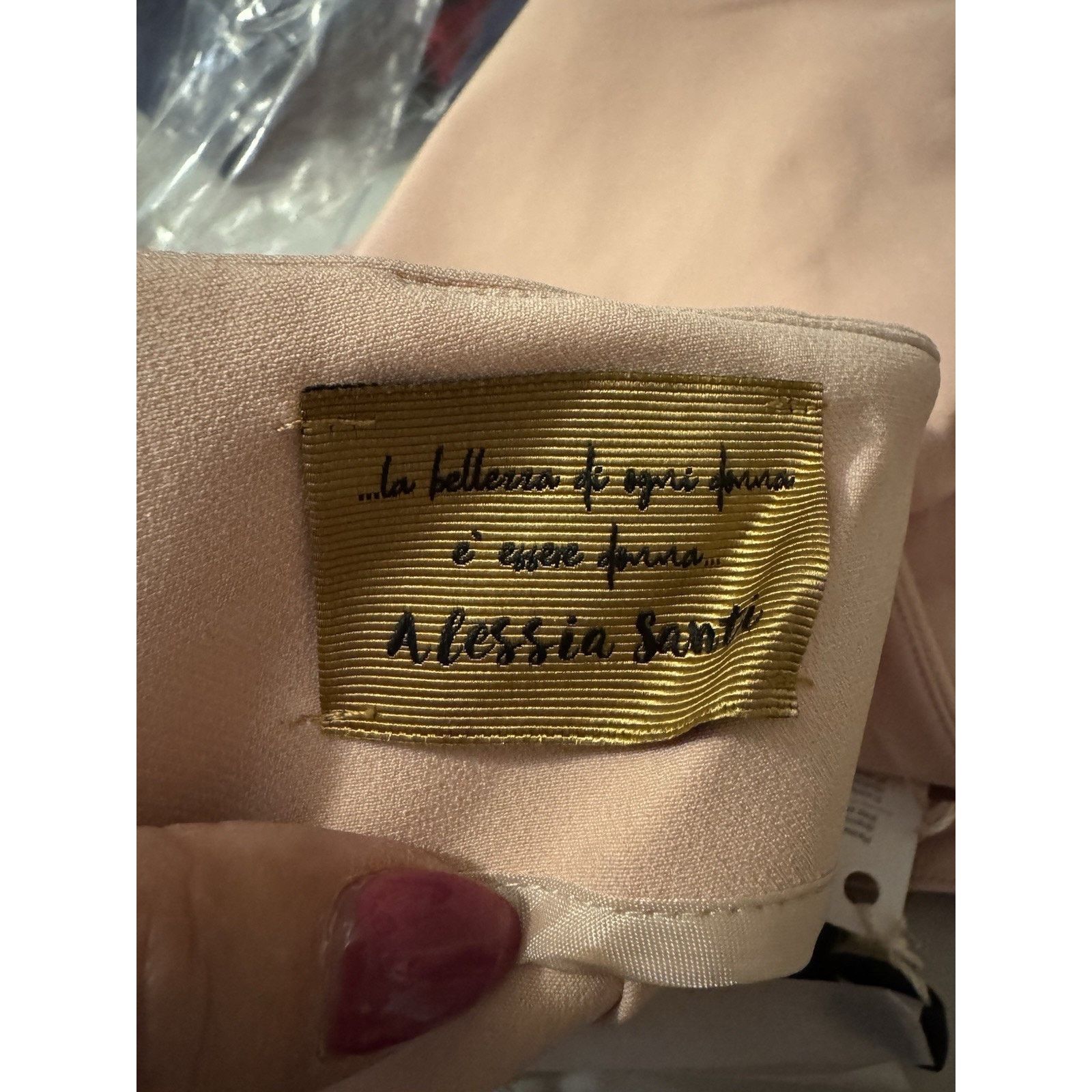 Other Alessia Santi NEW Pink Pencil Skirt Size XS Old Money Size 26" / US 2 / IT 38 - 10 Thumbnail